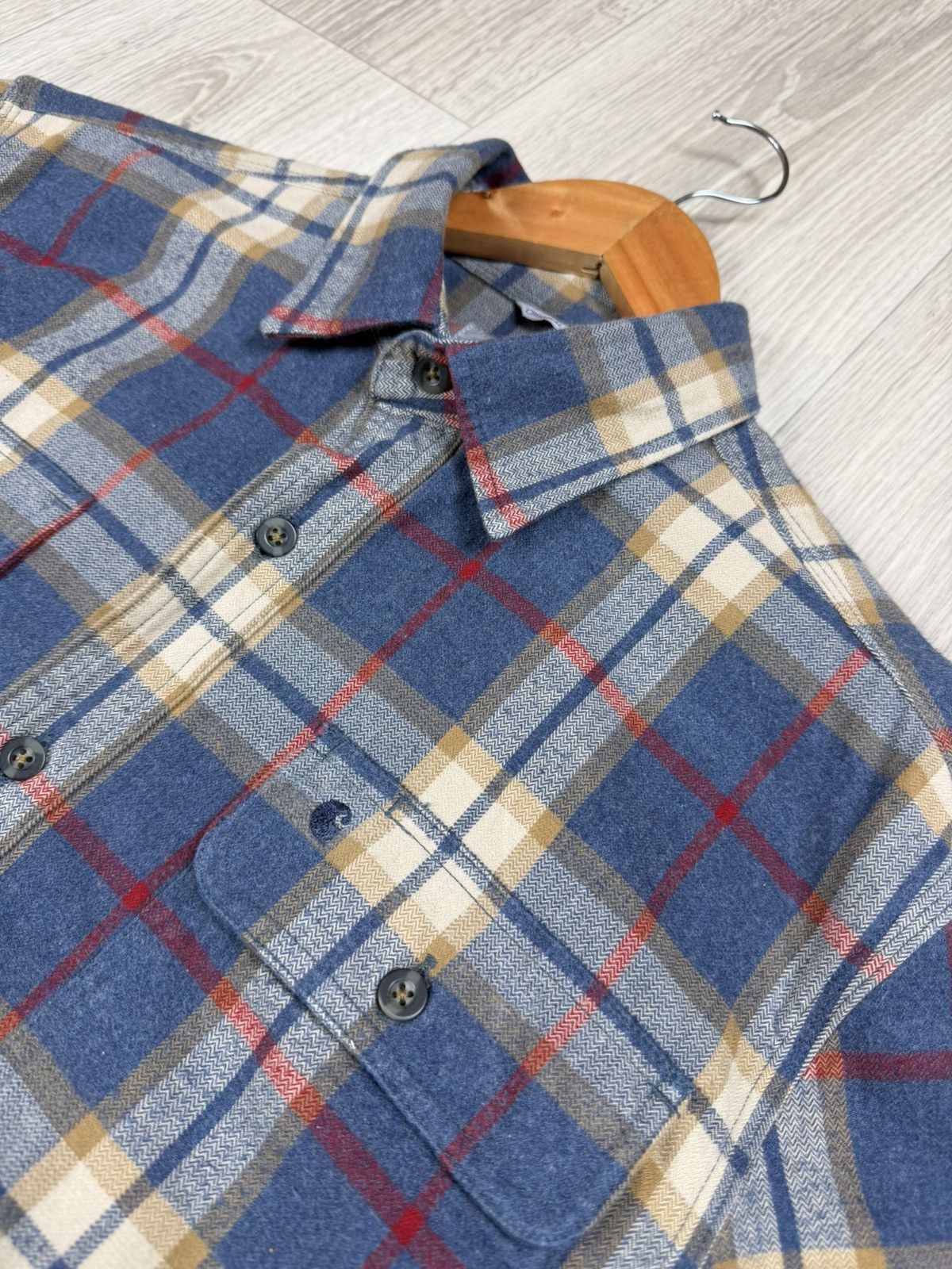 Carhartt Vintage Carhartt Flannel Shirt Tartan Plaid Rugged Workwear Size US M / EU 48-50 / 2 - 4 Thumbnail