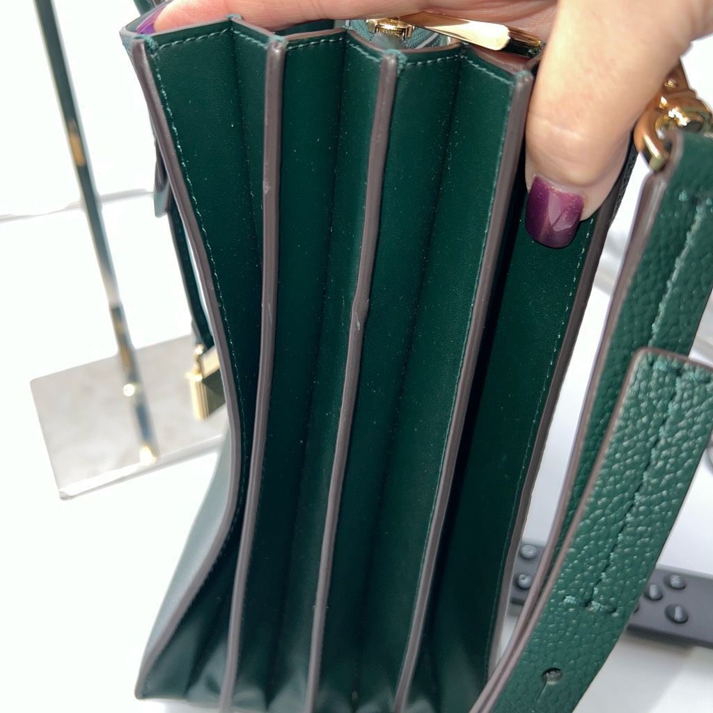 Michael Kors Michael Kors Mercer Large Saffiano Leather Tote Bag in Deep Green Size ONE SIZE - 6 Thumbnail