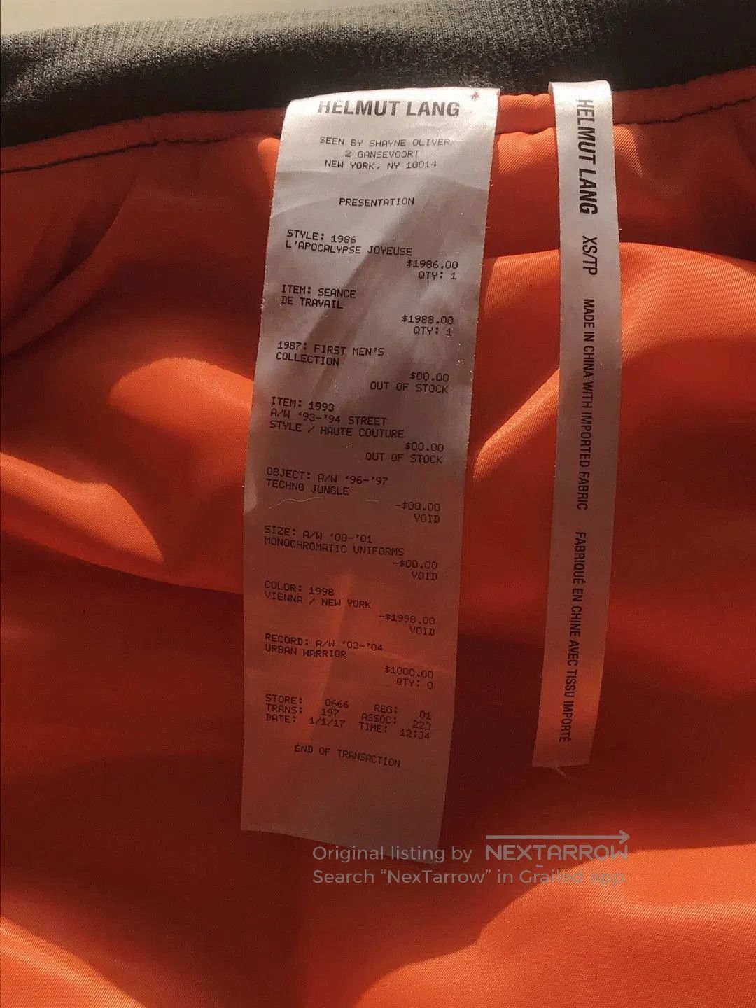Helmut Lang Helmut Lang Archive Bomber Jacket. Size US XS / EU 42 / 0 - 9 Thumbnail