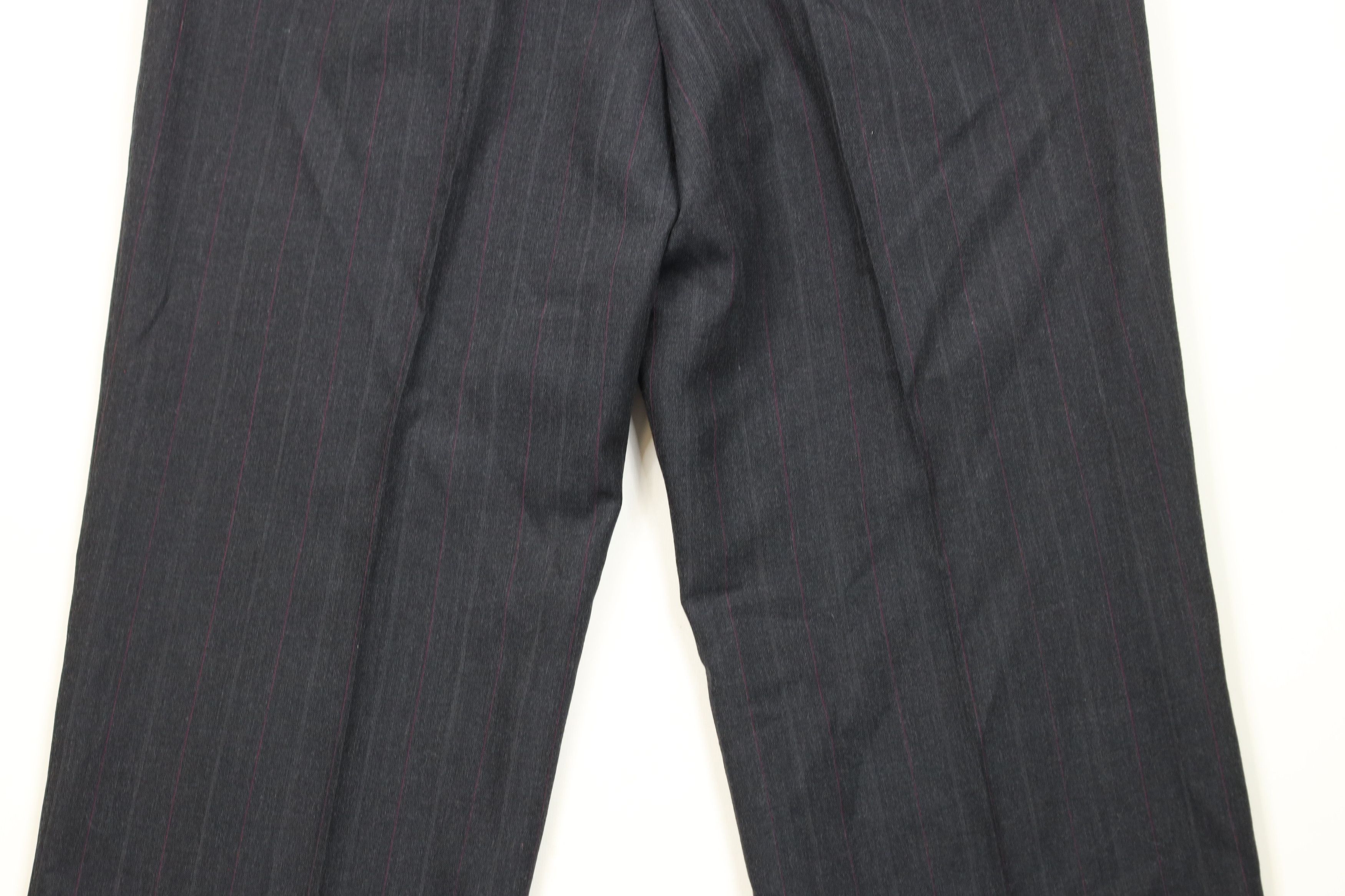 Vintage Vintage 90s Streetwear Pinstriped Wide Leg Chino Pants USA Size US 34 / EU 50 - 12 Thumbnail