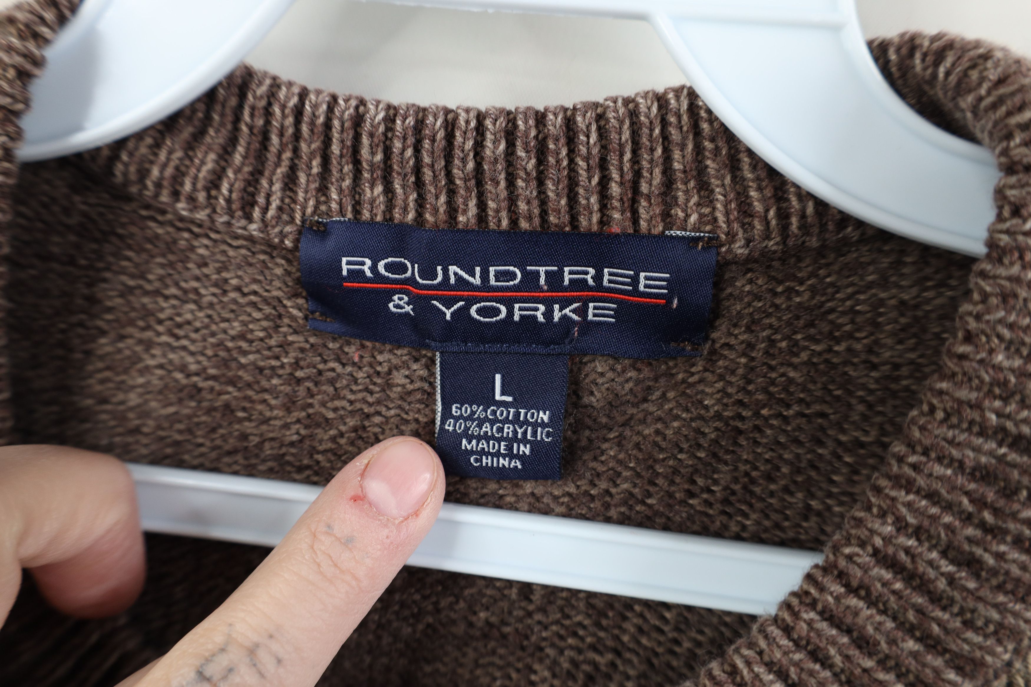Vintage Vintage 90s Streetwear Donegal Fisherman Cable Knit Sweater Size L / US 10 / IT 46 - 6 Thumbnail