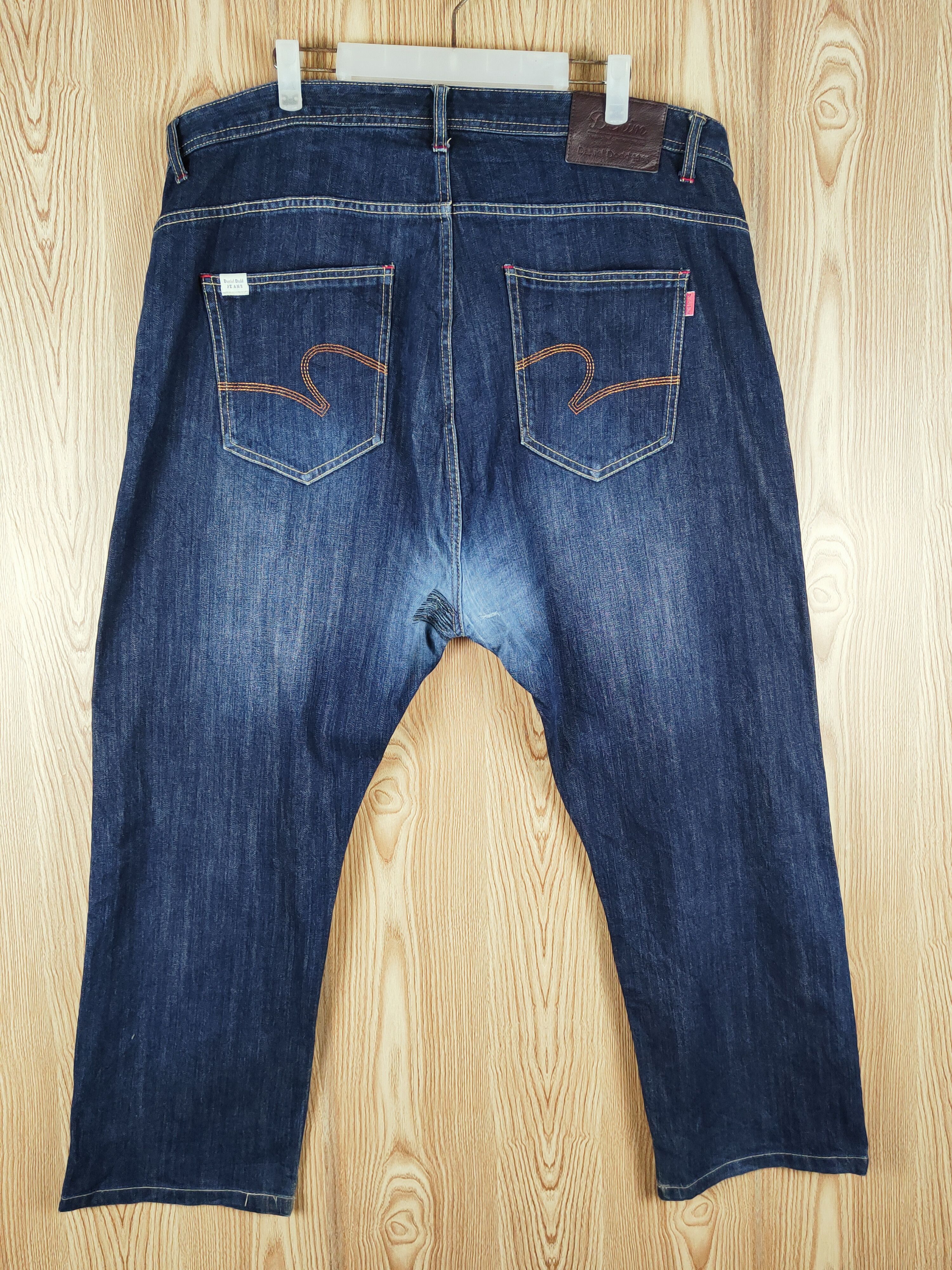 Japanese Brand Daniel Dodd selvedge distressed Ripped Jeans #S2721 Size US 44 / EU 60 - 11 Thumbnail