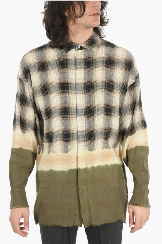 Palm Angels o1y0325 Logo Checked Shirt in Multicolor Size US M / EU 48-50 / 2 - 1 Thumbnail