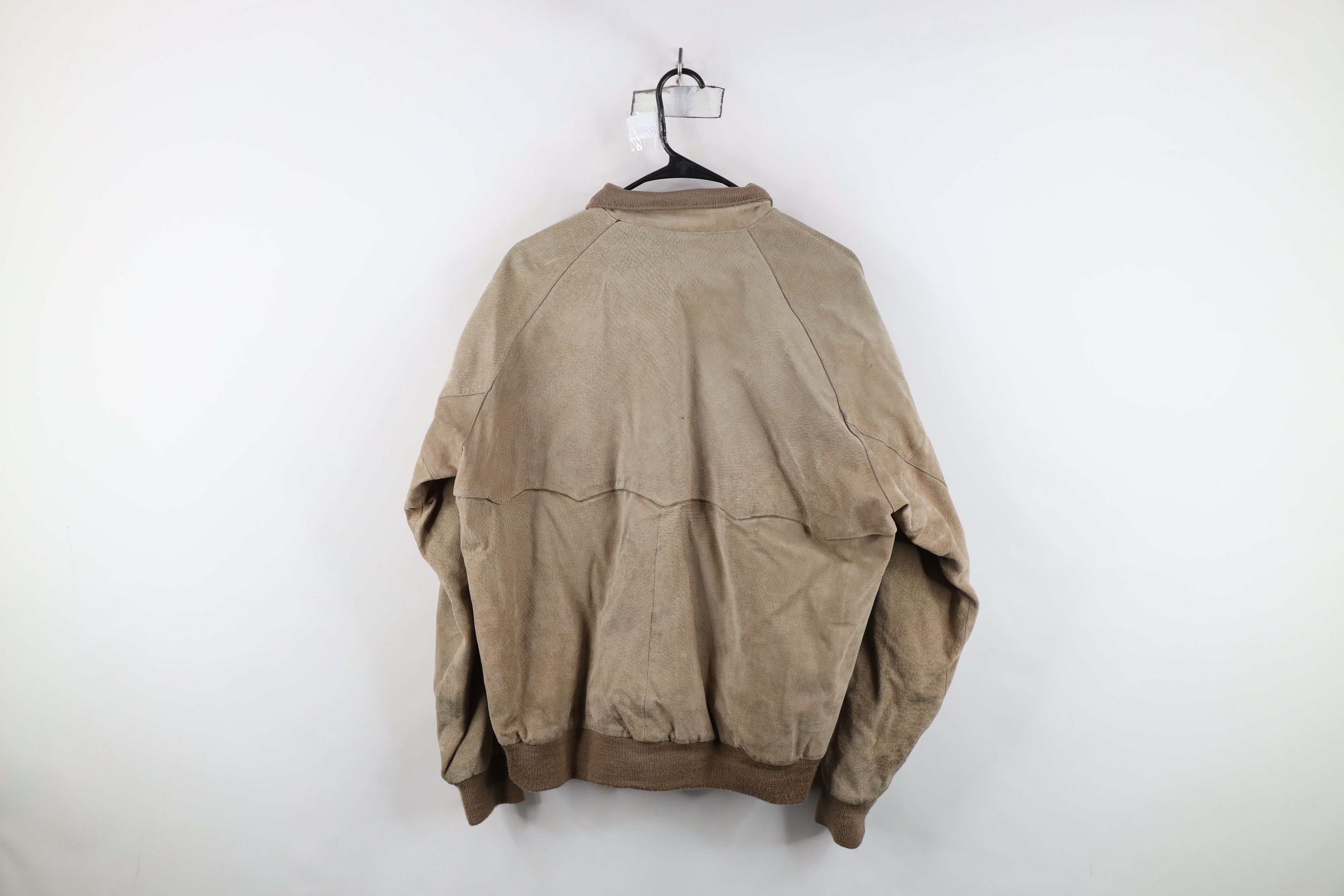 Vintage Vintage 70s Streetwear Leather Cafe Racer Bomber Jacket Size US XXL / EU 58 / 5 - 16 Thumbnail