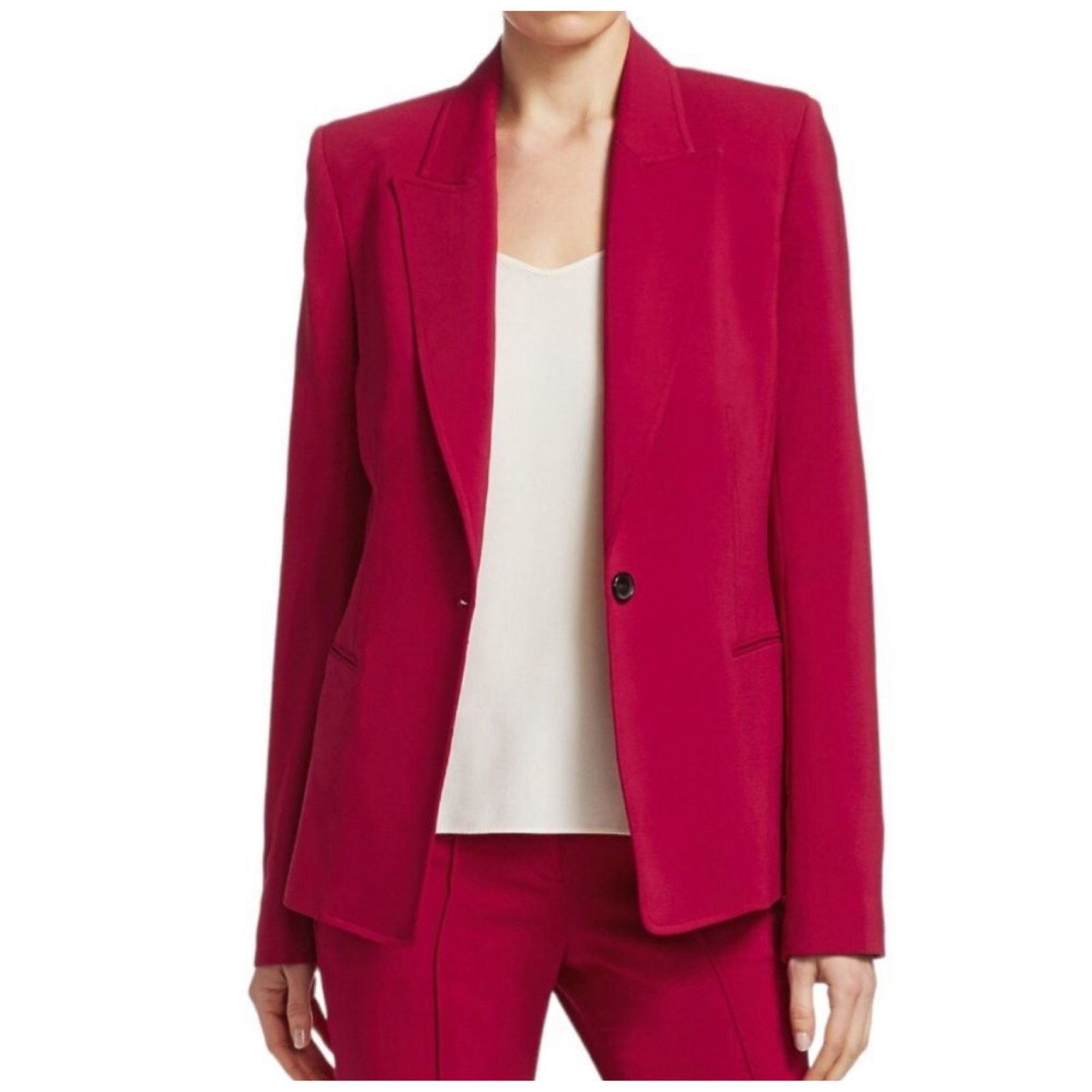 A.L.C. A.L.C. Duke Blazer Jacket Magenta Size XS / US 0-2 / IT 36-38 - 2 Thumbnail