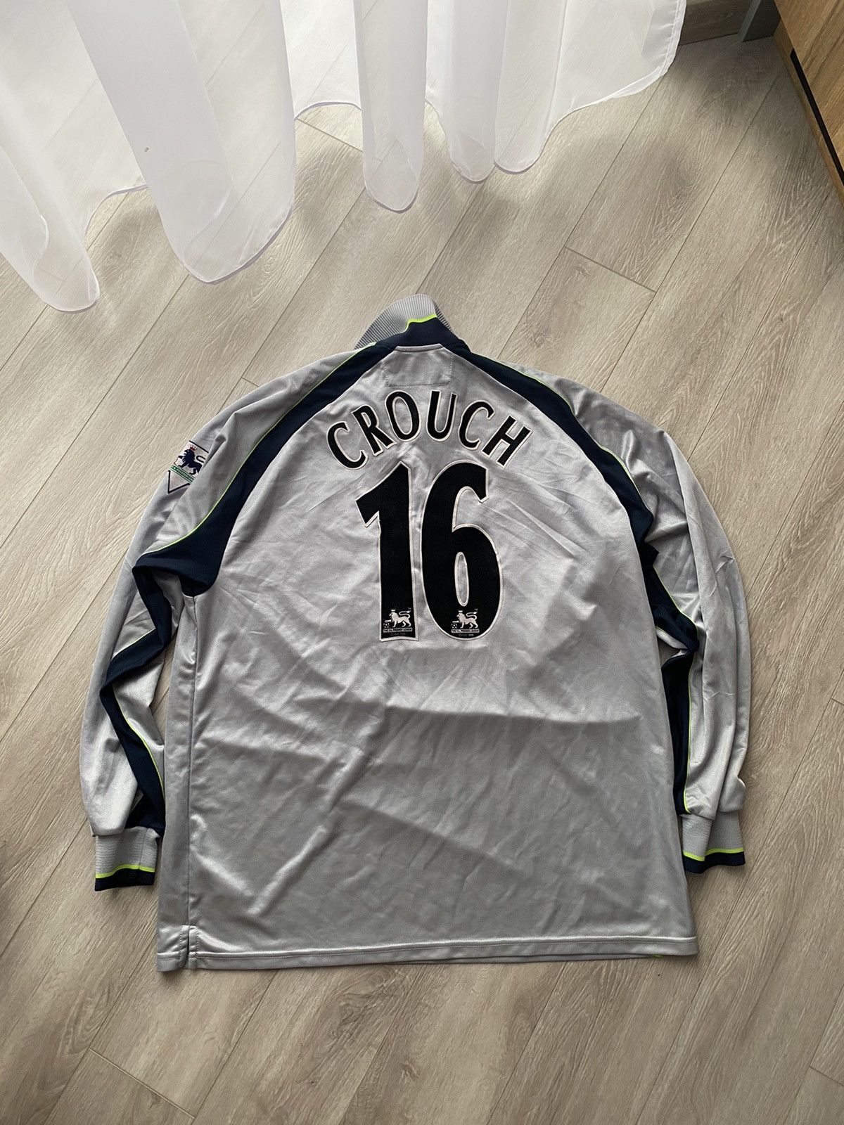 Diadora × Vintage 2001-2002 Aston Villa Peter Crouch Long Sleeve Jersey Size US L / EU 52-54 / 3 - 2 Thumbnail