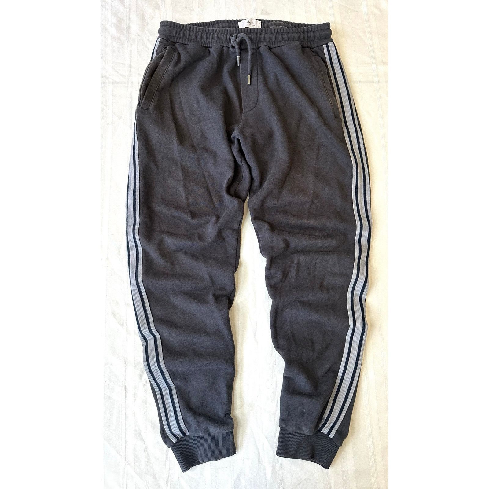 & Other Stories Mr P Slim Fit Tapered Striped Cotton Sweatpants Men’s Size S Size US 30 / EU 46 - 1 Thumbnail