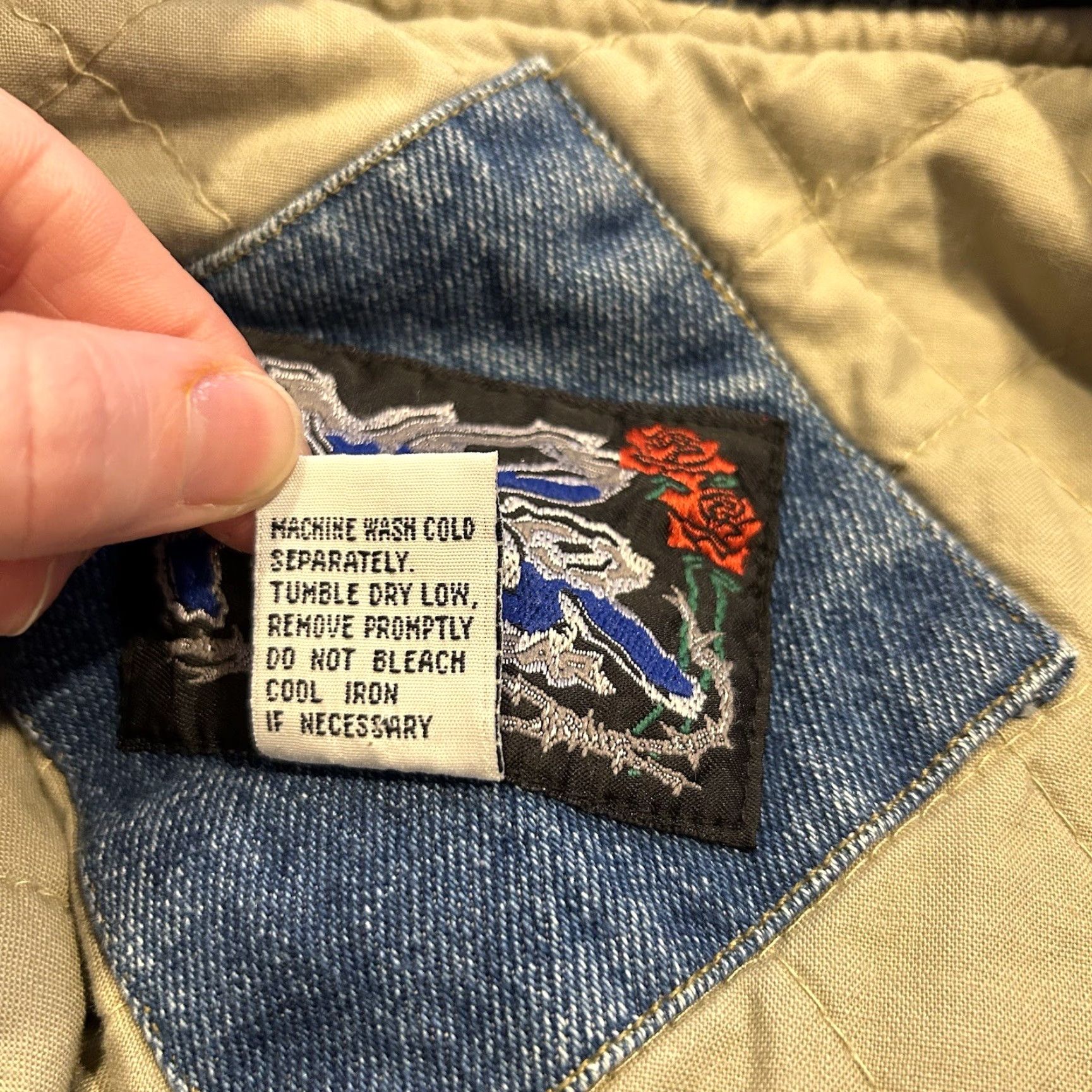 No Fear VINTAGE No Fear Denim Jacket 90s Bomber Mens L Blue Snap Button Regular Fit All Seasons Size US L / EU 52-54 / 3 - 7 Thumbnail
