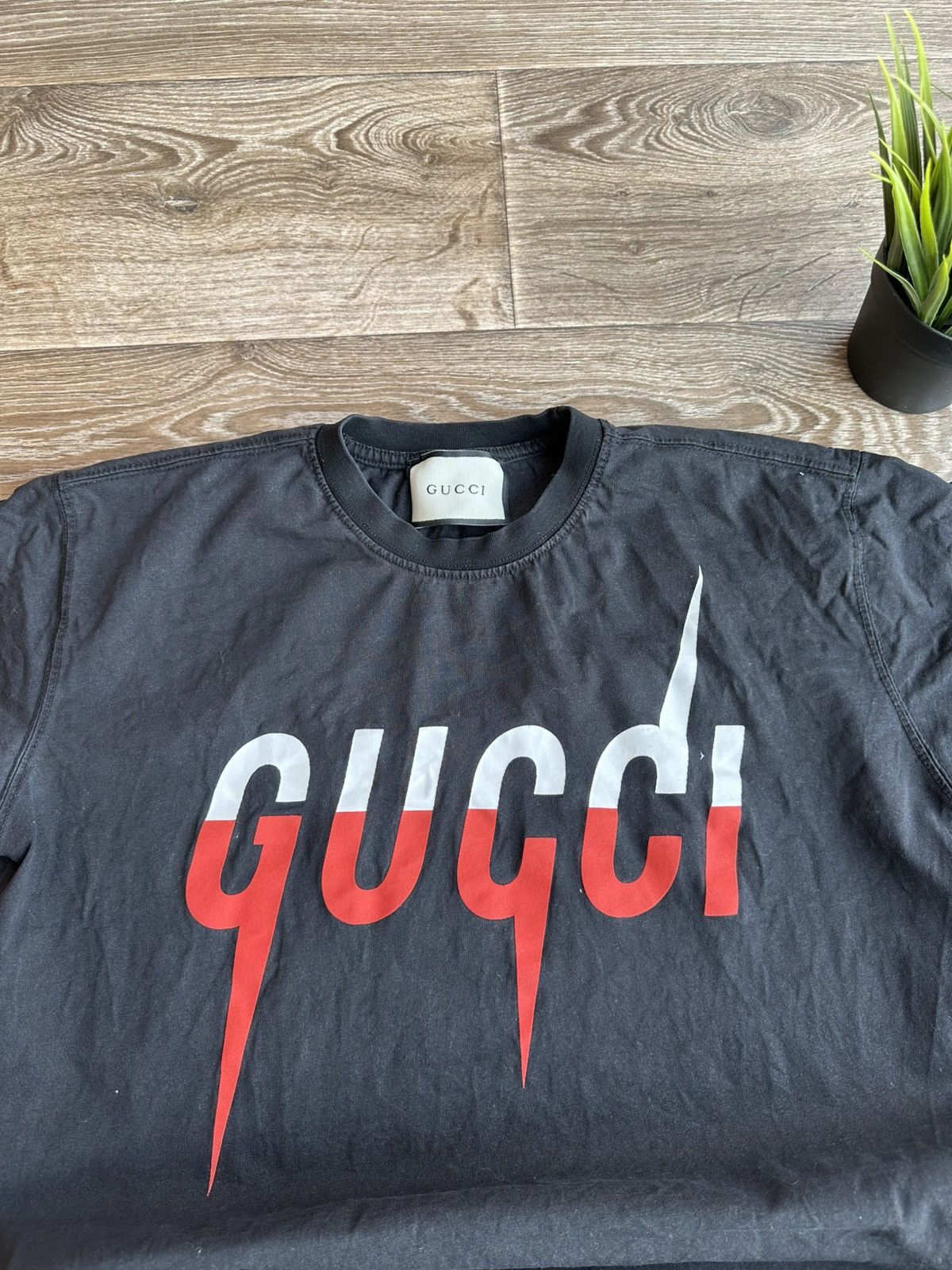 Vintage 🔥 Vintage Big Logo Gucci Styled T Shirt Y2K Italy Size US S / EU 44-46 / 1 - 2 Thumbnail