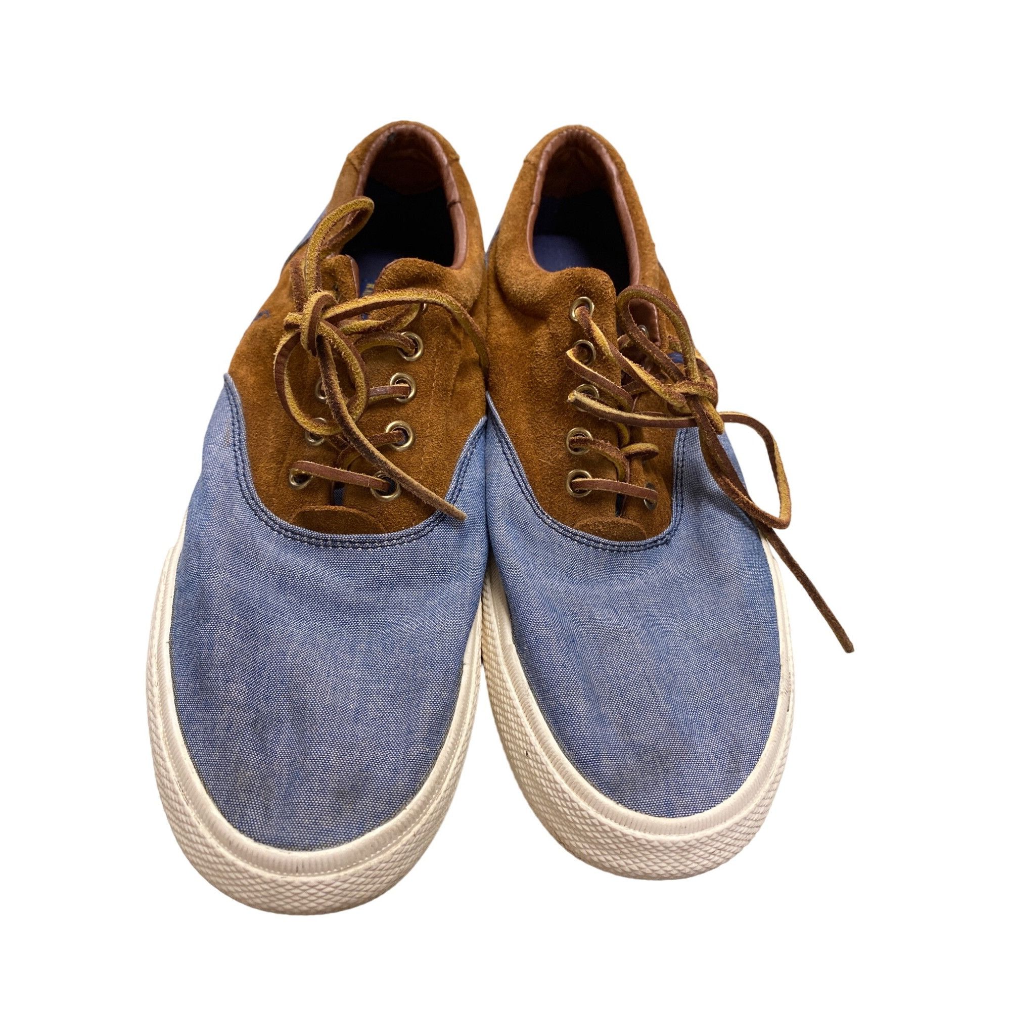 Ralph Lauren Ralph Lauren Polo men sneakers blue brown suede lace shoe 11 Size US 11 / EU 44 - 1 Thumbnail
