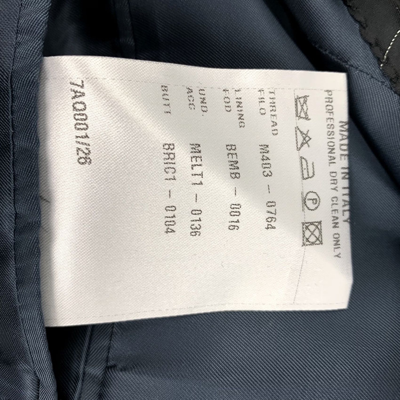 Lanvin LANVIN Sport Coat Size 36 Teal Black Tweed Cotton Peak Lapel Mens Size US XXS / EU 40 - 5 Thumbnail