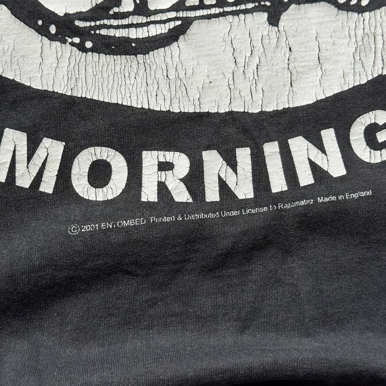 Band Tees Entombed Death Metal Morning Star Goth Washed Band Shirt Size US XL / EU 56 / 4 - 9 Thumbnail