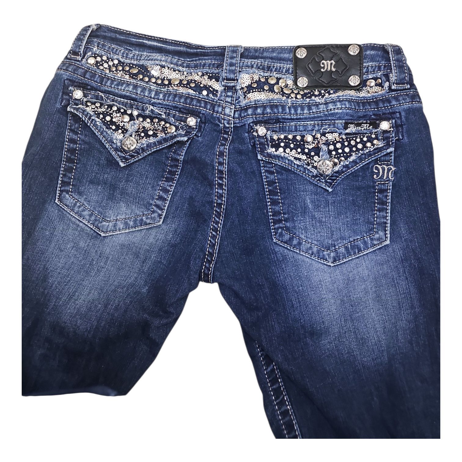 Miss Me Miss Me Signature Rise Boot Jeans Size 32 Size 32" / US 10 / IT 46 - 5 Thumbnail