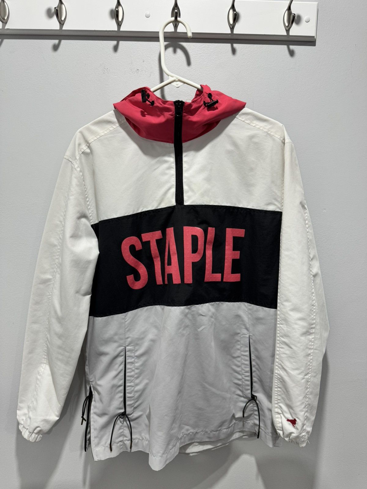 Staple Staple Mens Jacket Windbreaker Coat White Color Size: M Size US M / EU 48-50 / 2 - 1 Thumbnail