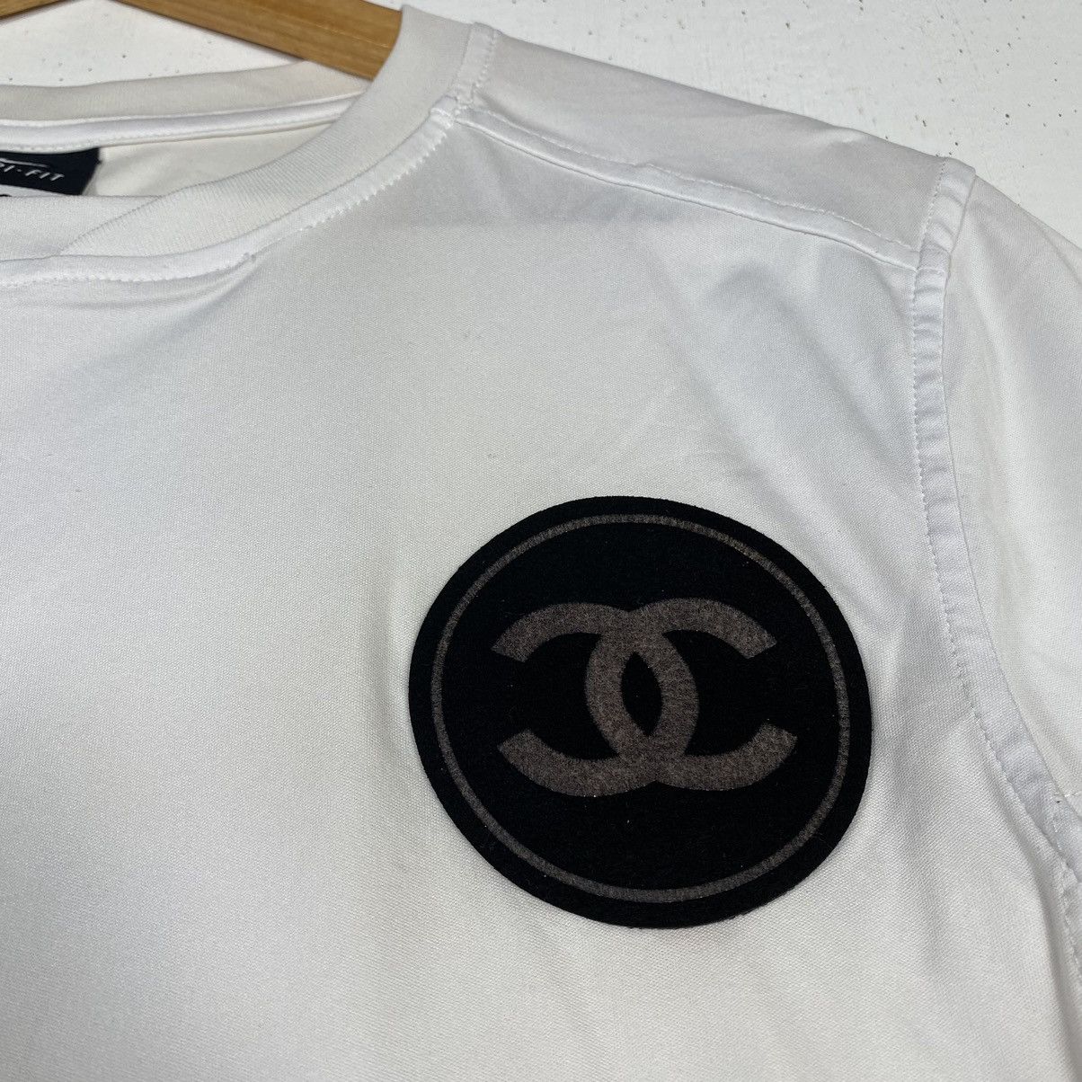 CHANEL DRI-FIT Tシャツ XL ブラック COCO 5 CHANEL × NIKE COCO5 Tシャツ シャネル ブラック黒 【ナイキタグ付】各