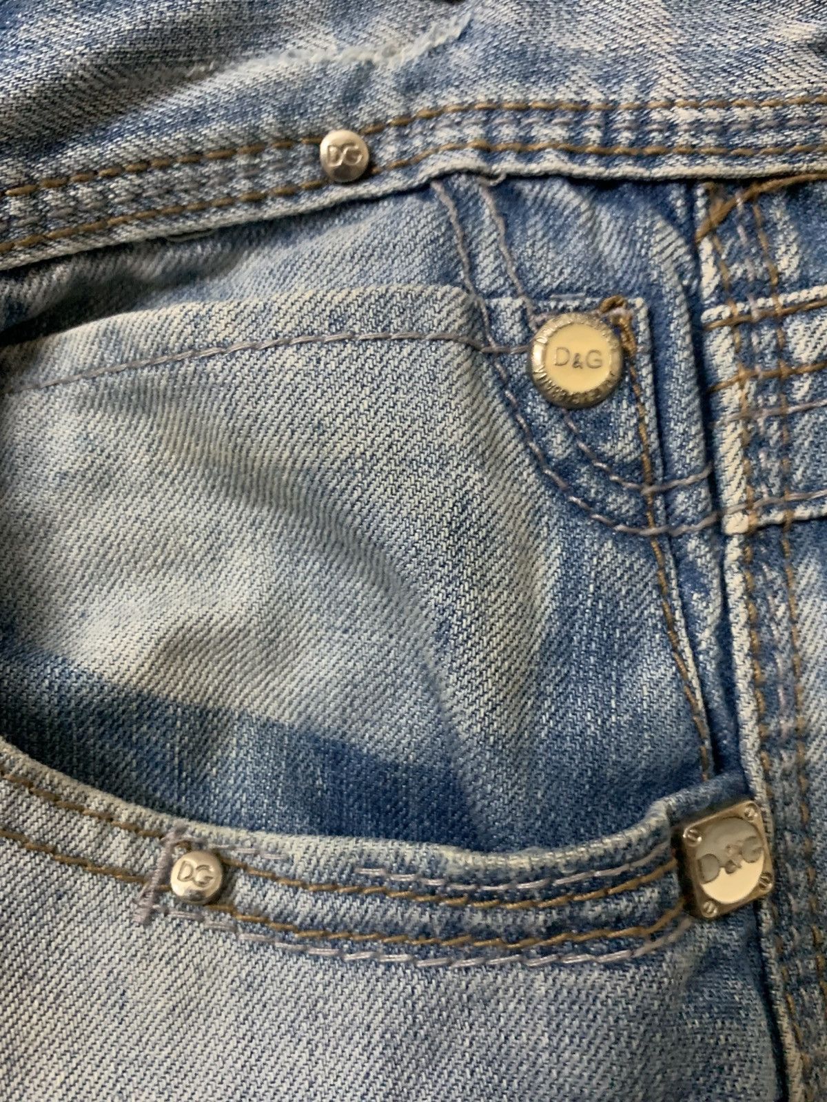Dolce & Gabbana Dolce&gabbana Y2K jeans Size US 33 - 5 Thumbnail