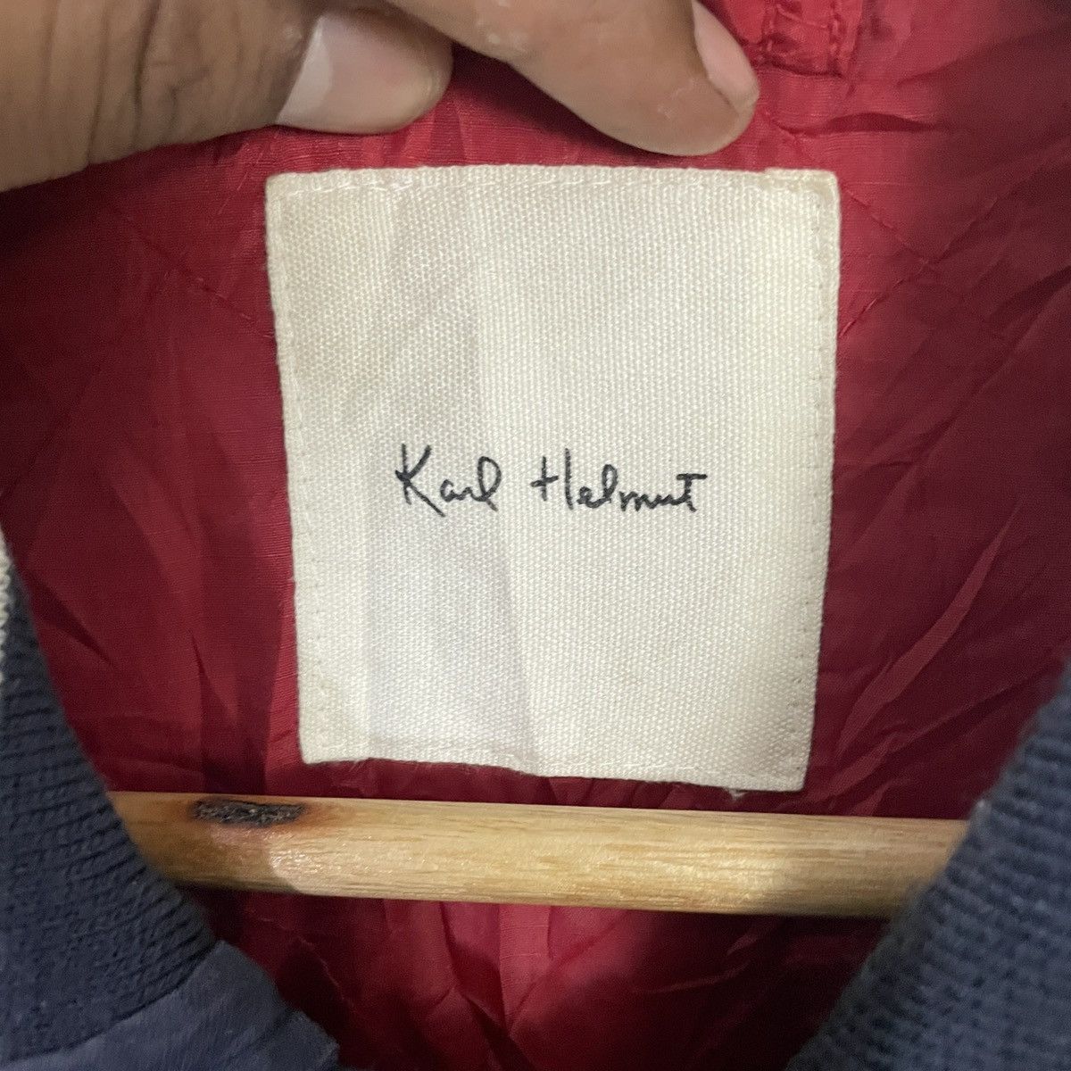 Karl Helmut Vintage Karl Helmut Spellout Logo Jacket Size US M / EU 48-50 / 2 - 5 Thumbnail
