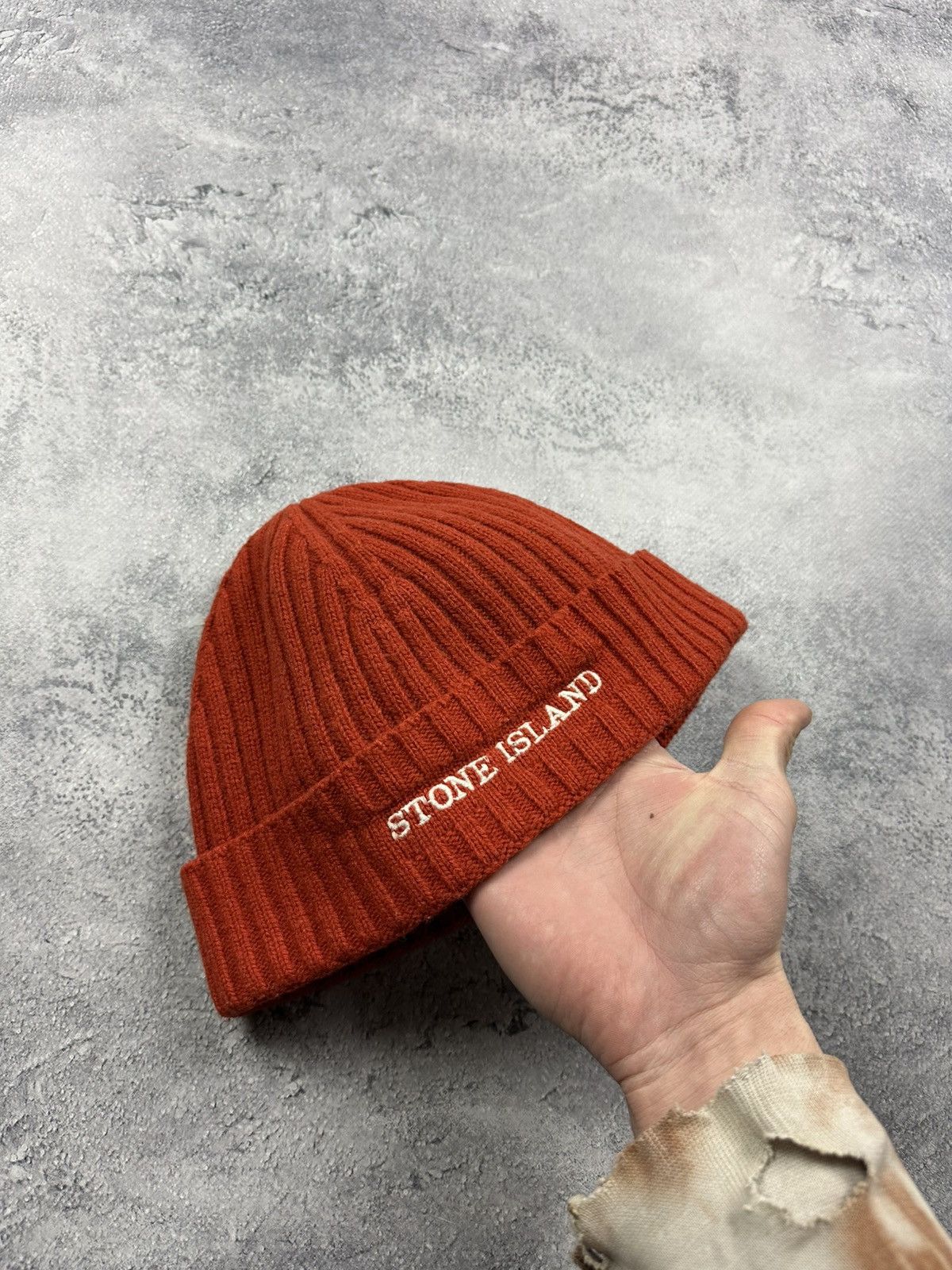 Stone Island Stone Island Beanie Wool Knit Hats 90s Embroidered Logo Cap Size ONE SIZE - 3 Thumbnail