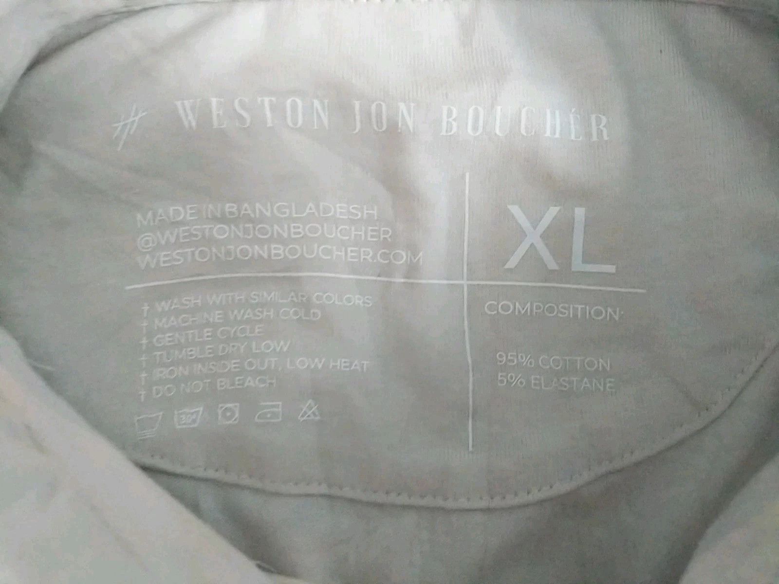 Other WESTON JON BOUCHER Light Beige Short Sleeve Polo Shirt Size US XL / EU 56 / 4 - 3 Thumbnail