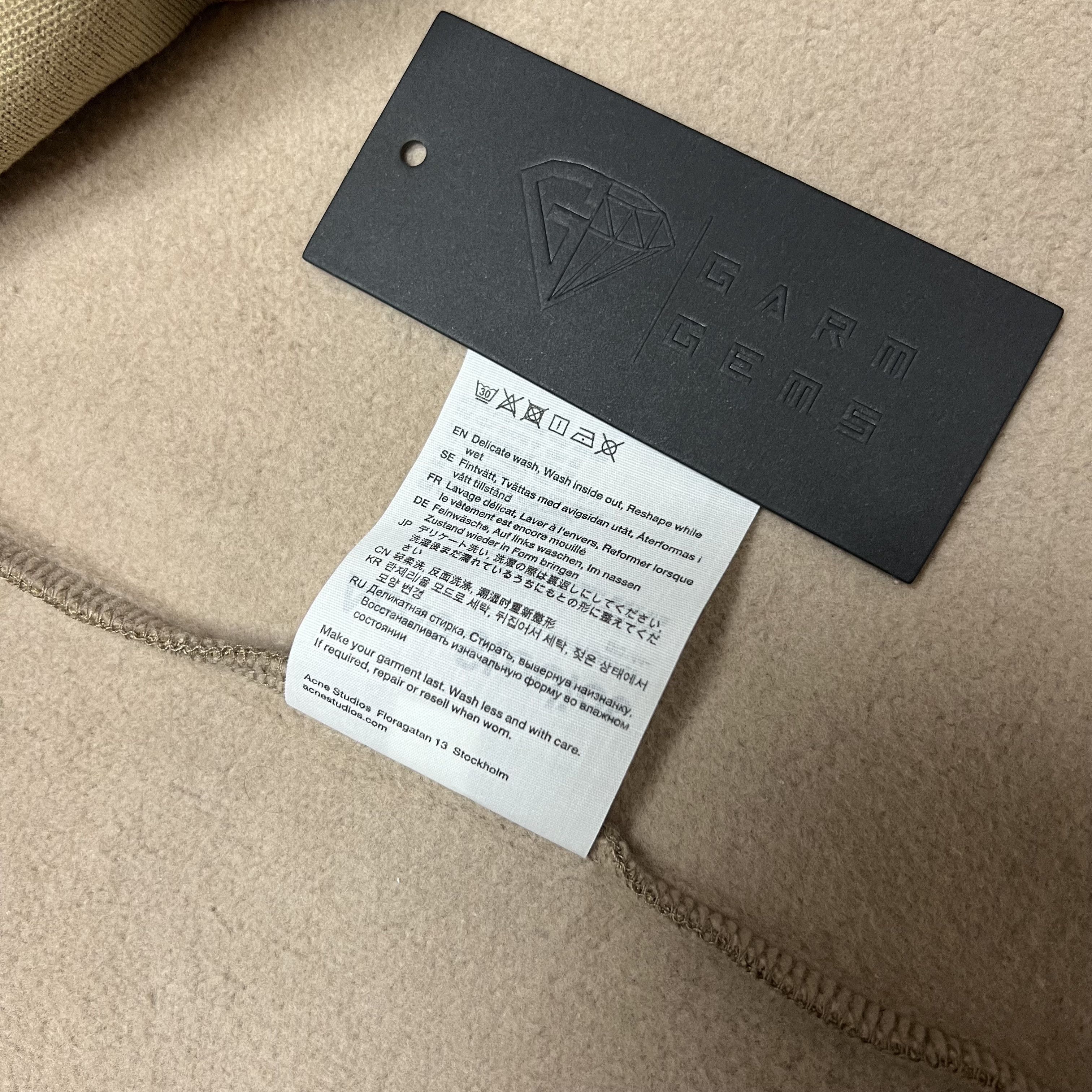 Acne Studios Acne Studios Oversized Logo Rib Sweatshirt Size US M / EU 48-50 / 2 - 5 Thumbnail
