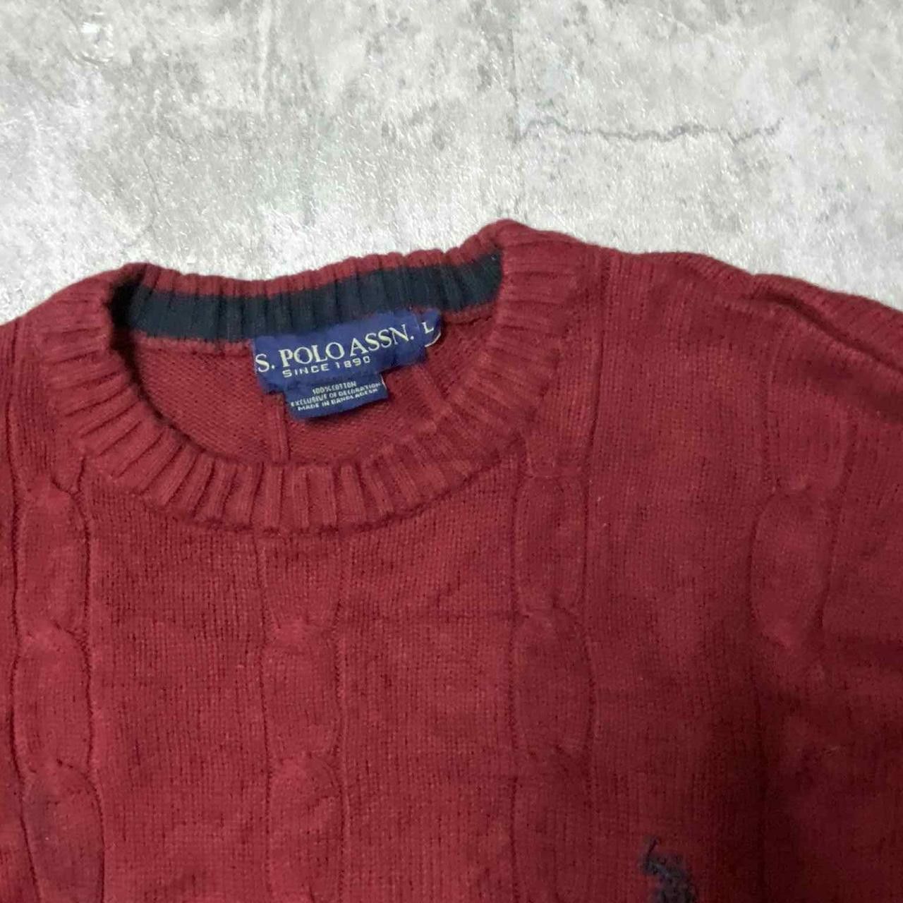 Other Burgundy Polo Ralph Lauren sweater Size US L / EU 52-54 / 3 - 3 Thumbnail