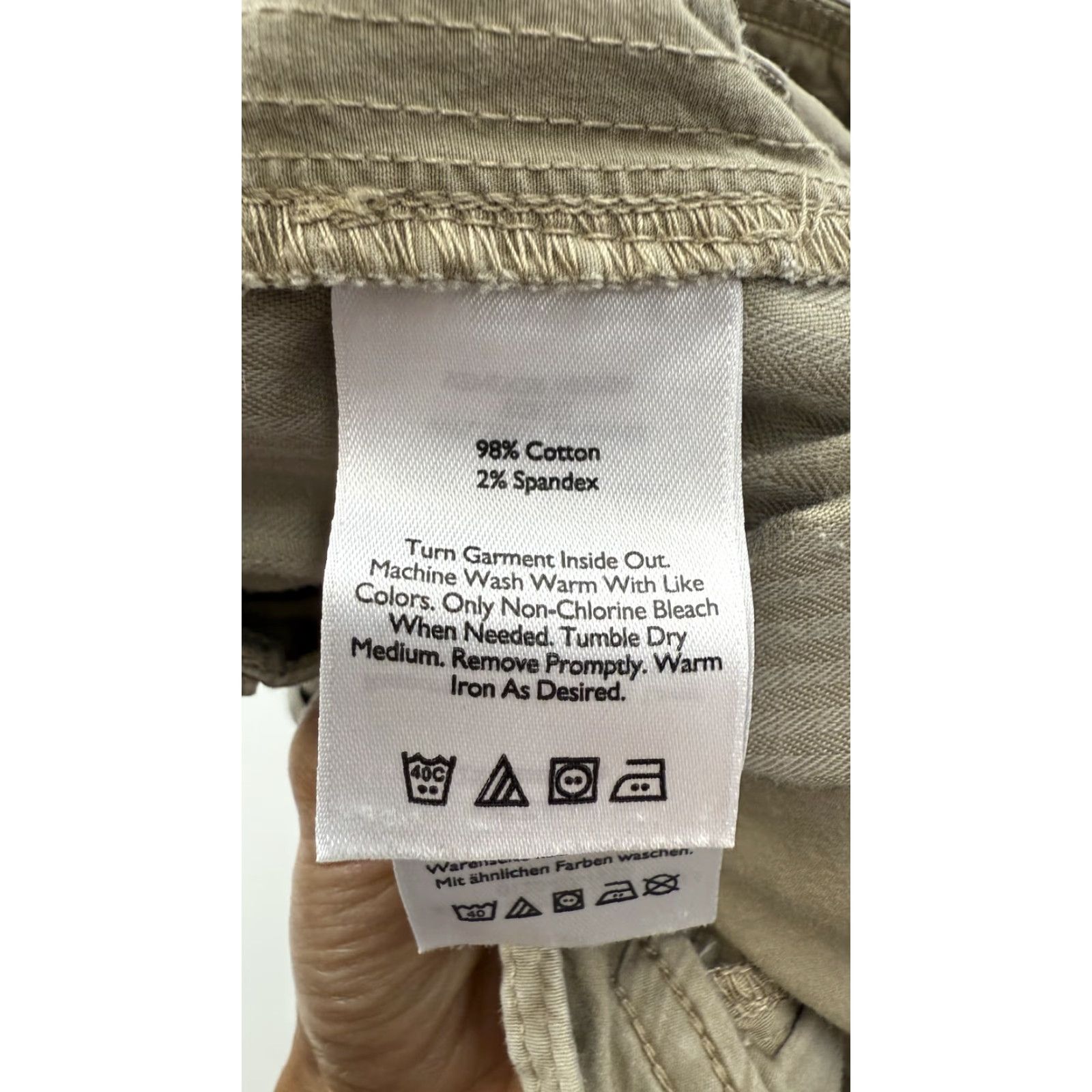 Eddie Bauer Eddie Bauer Shorts Womens 10 Khaki Beige Casual Stretch Chino Summer Pockets Size 32" / US 10 / IT 46 - 4 Thumbnail