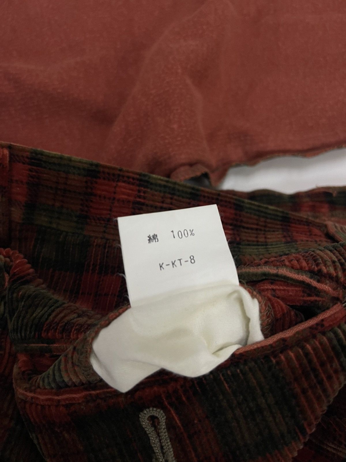 Harry Rosen × Vintage Harry Rosen Plaid Checked Corduroy Pants Size US 33 - 7 Thumbnail