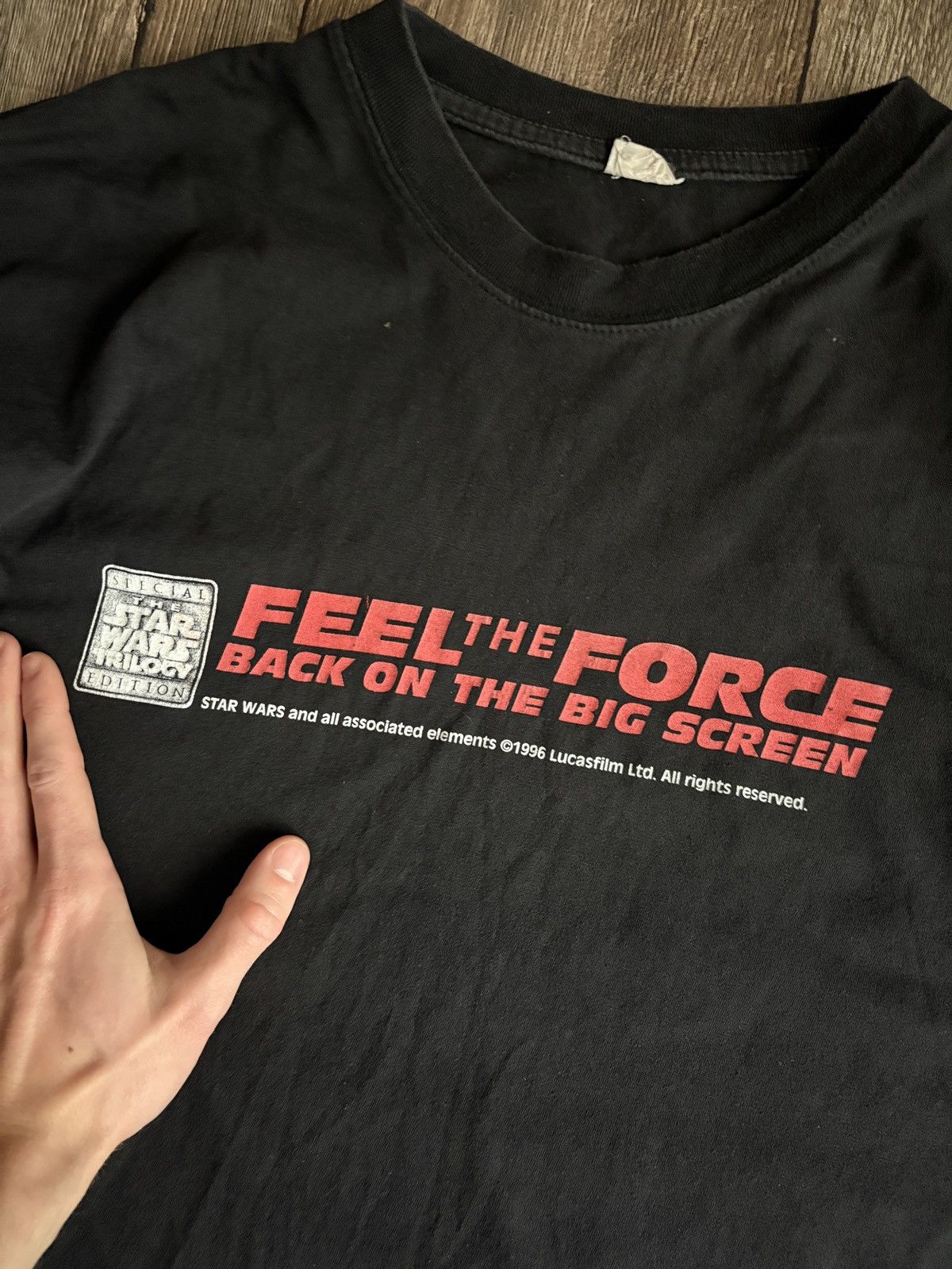 Star Wars Vintage 1996 Star Wars Promo Special Edition Feel the Power Size US XL / EU 56 / 4 - 2 Thumbnail