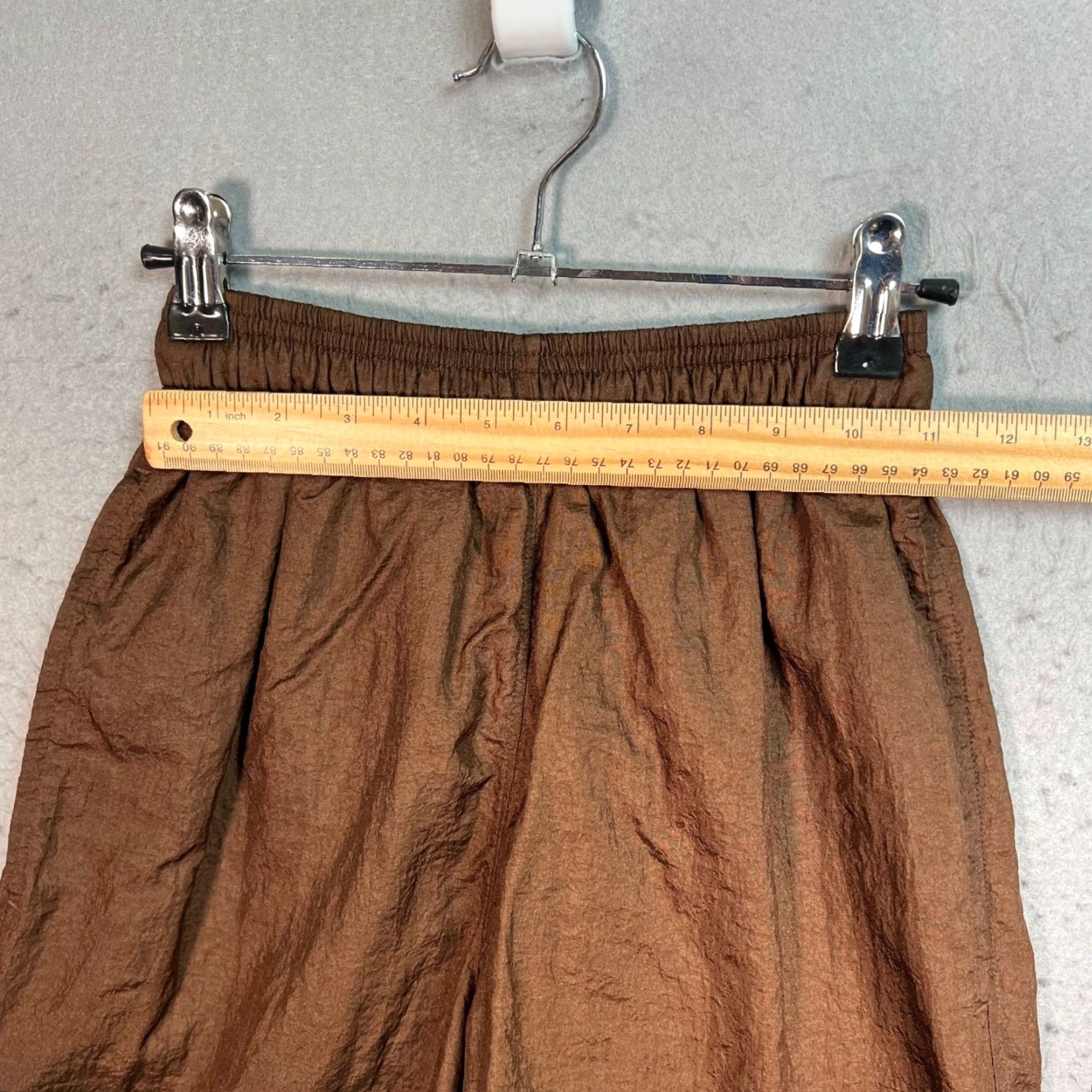 Champion Champion Athletic Shorts Drawstring Womens XS Brown Polyester 6 in Inseam Activewear Summer Size 26" / US 2 / IT 38 - 4 Thumbnail