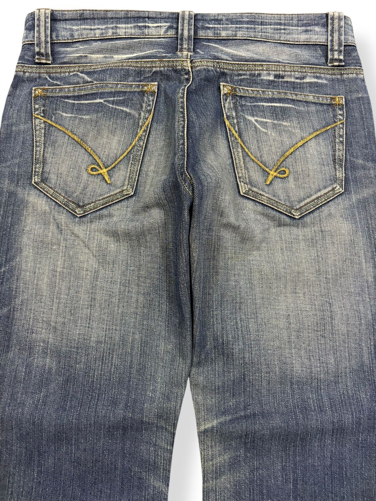 Japanese Brand Vintage Japanese Brand Multi-pockets Bootcut Flare Jeans Size US 32 / EU 48 - 10 Thumbnail
