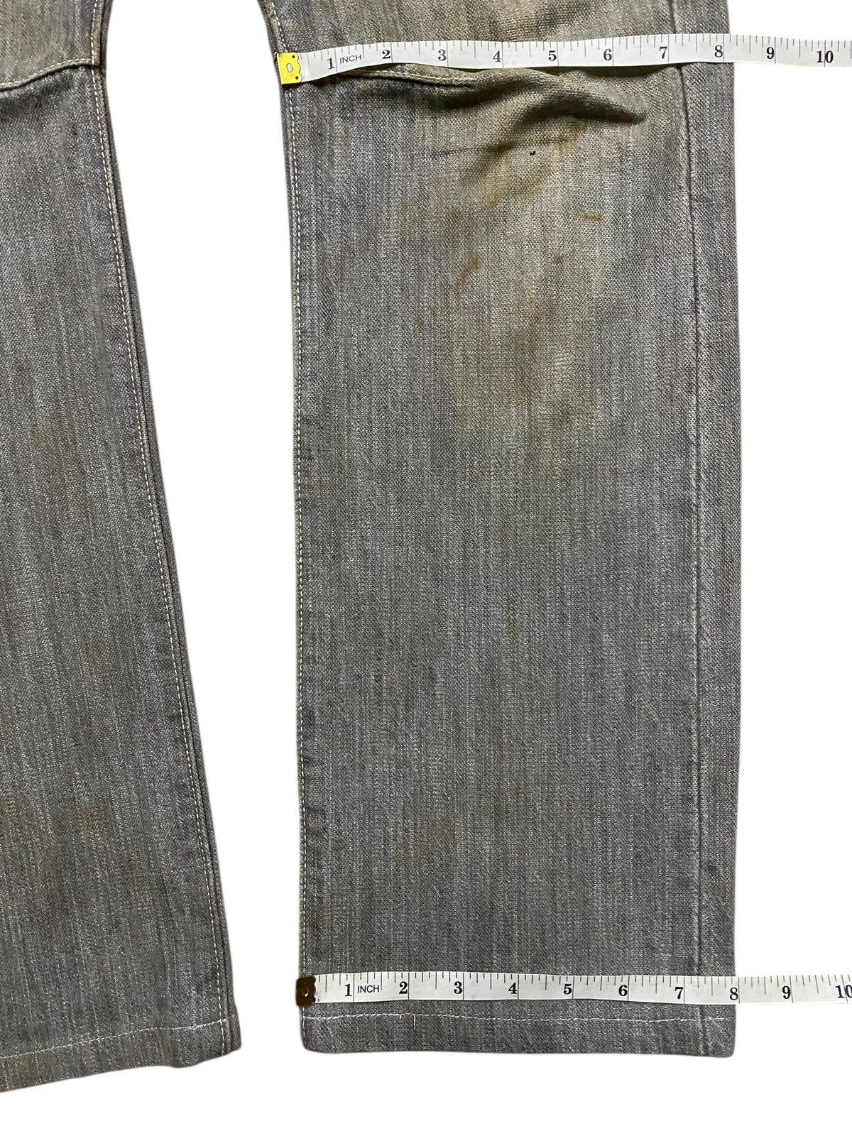 Le Grande Bleu (L.G.B.) Vintage Japanese Brand Wild Khakis Grunge Distressed Jeans Size US 32 / EU 48 - 16 Thumbnail