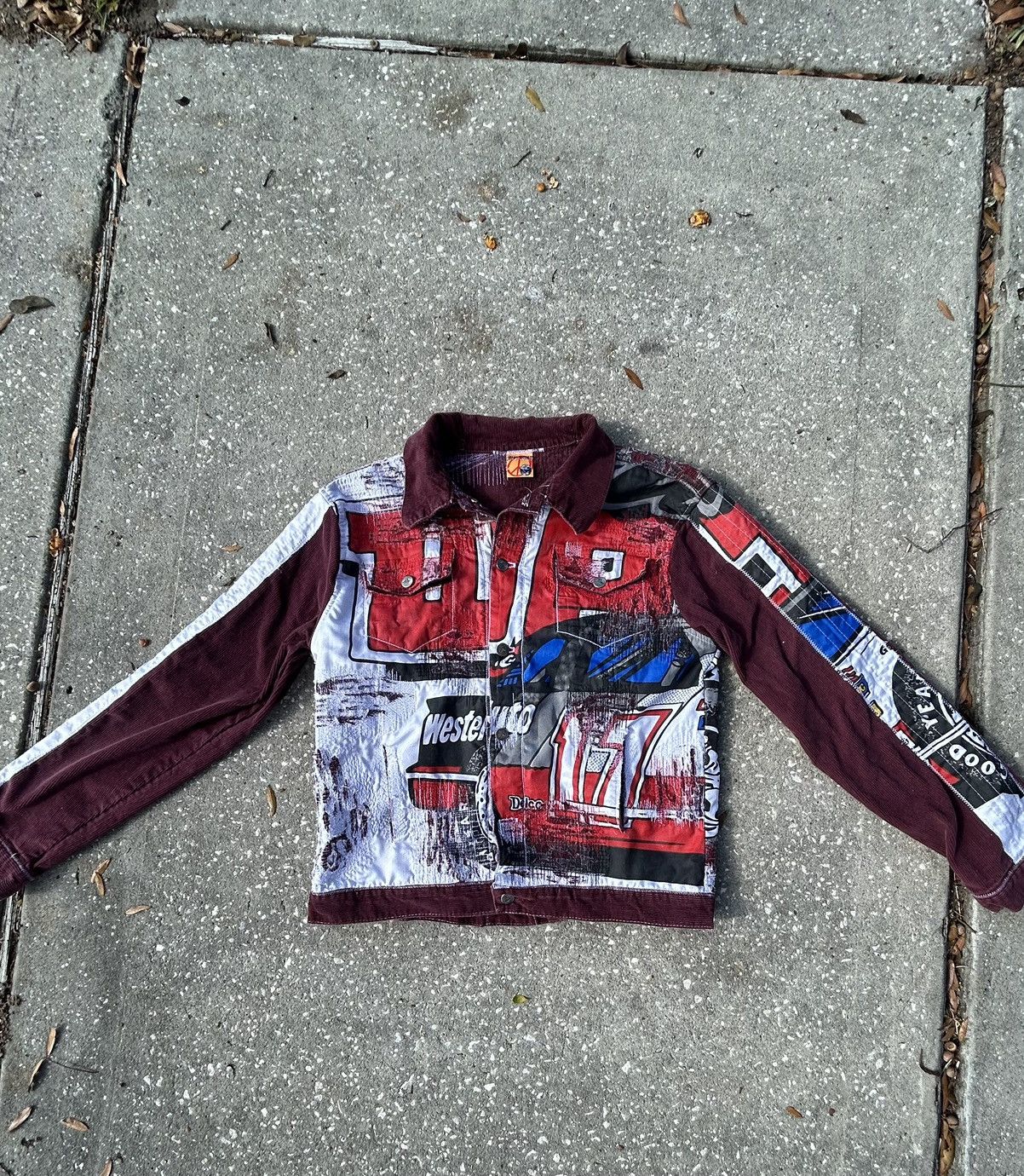Other 1/1 Your World patchwork distressed vintage denim jacket Size US M / EU 48-50 / 2 - 1 Thumbnail