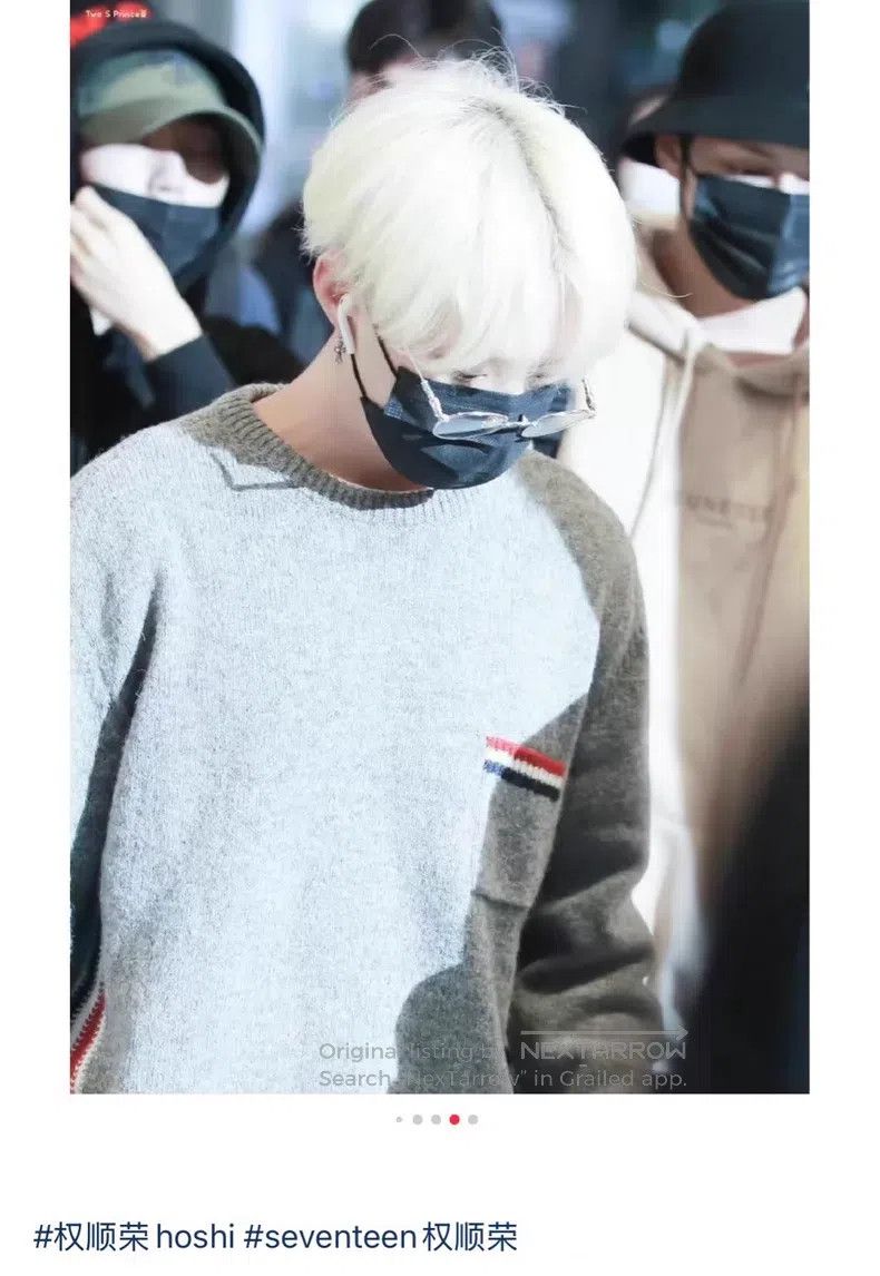 Thom Browne Thom Browne Navy blue knitted sweater with pocket edge str Size US XL / EU 56 / 4 - 7 Thumbnail