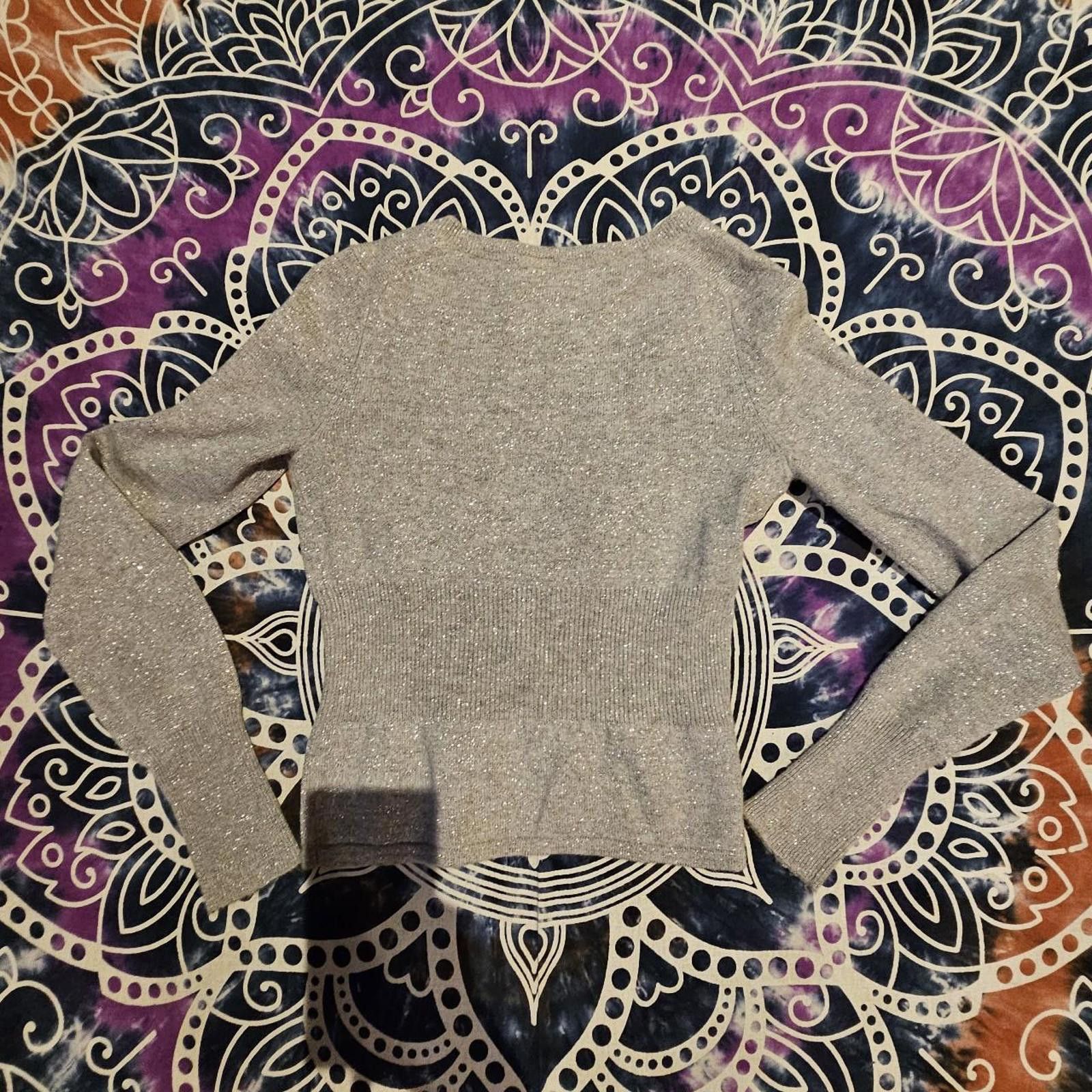 Designer THE LIMITED Women's Silver Cardigan Size XS / US 0-2 / IT 36-38 - 8 Thumbnail