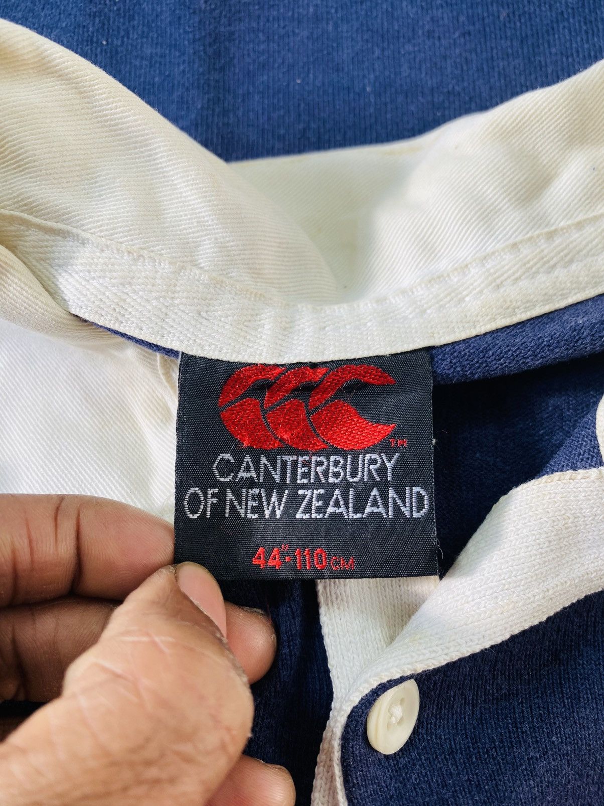 Canterbury of New Zealand Vintage 90s Canterburry of New Zealand Rugby Polo Shirt Size US L / EU 52-54 / 3 - 12 Thumbnail