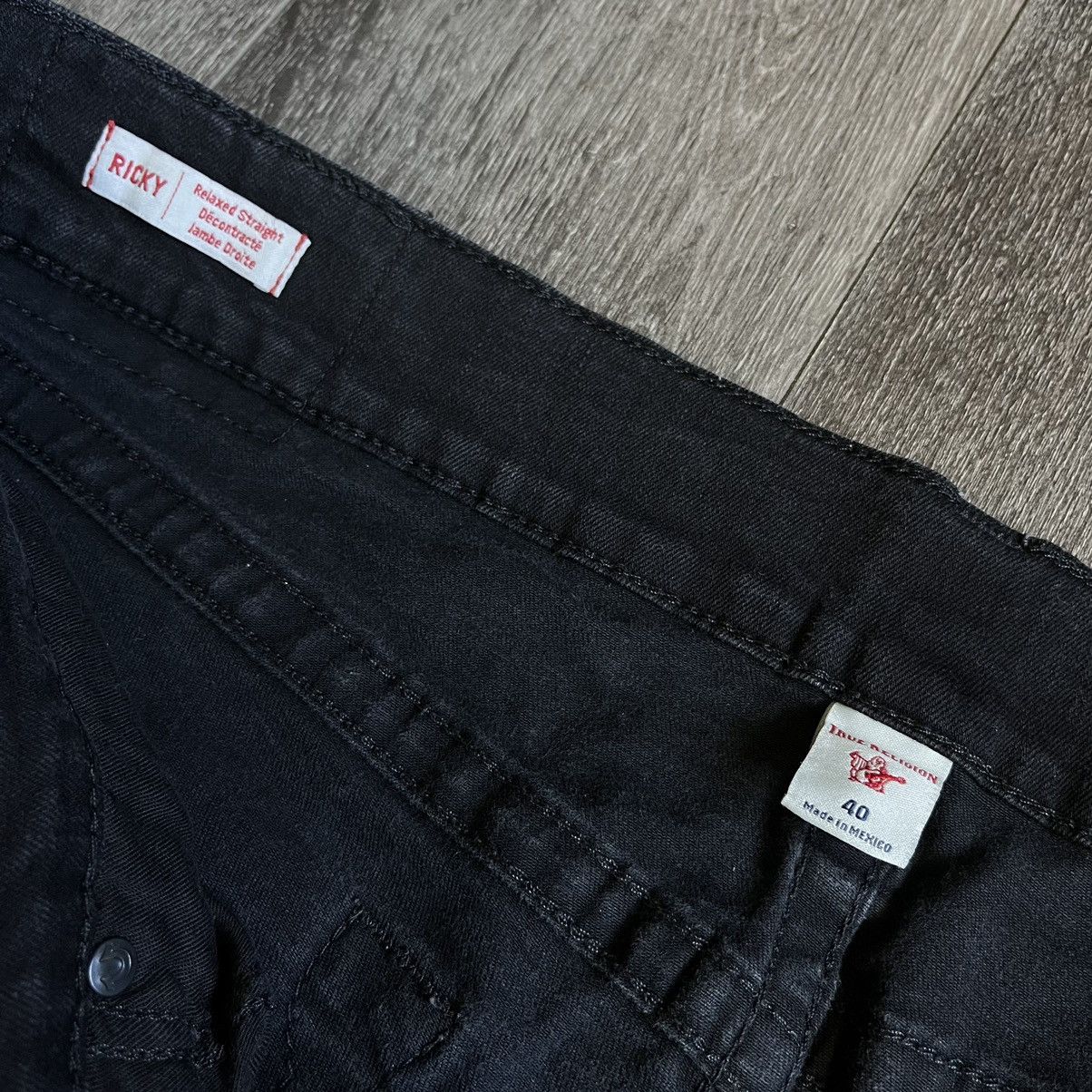 True Religion Vintage True Religion Ricky Relaxed Denim Jean Shorts Black Size US 40 / EU 56 - 9 Thumbnail