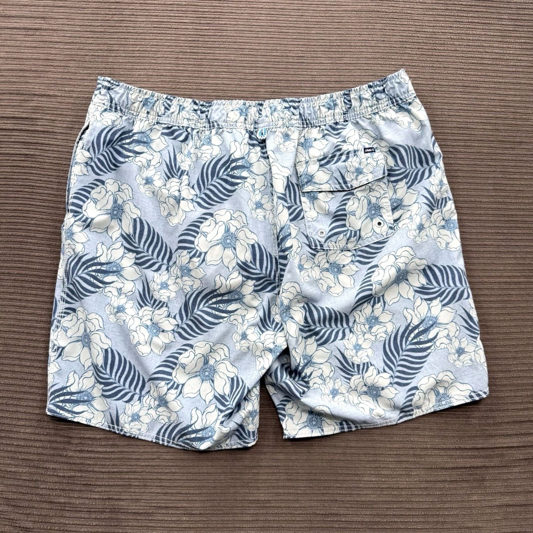 johnnie-O johnnie-O Jaffa Board Short Men 2XL Floral Print Drawstring Lined Beach Swim Size US 39 - 2 Thumbnail