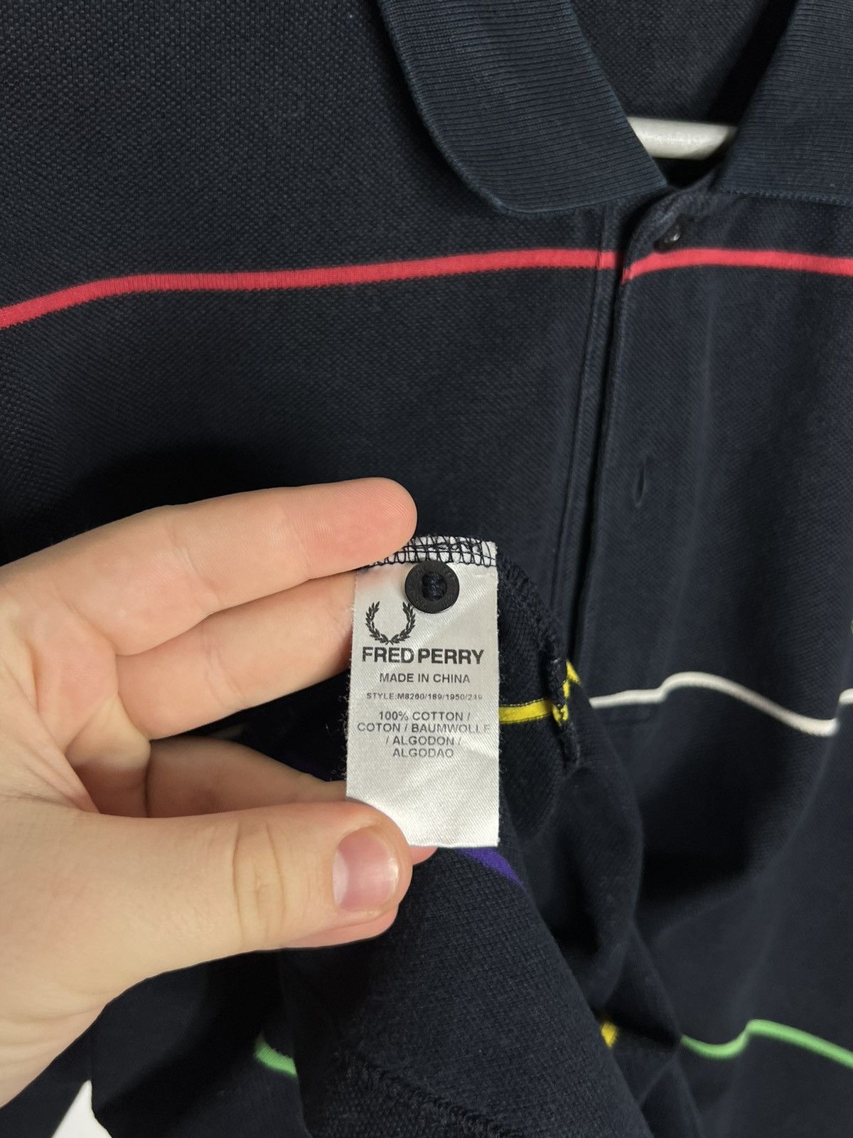 Fred Perry Vintage Fred Perry Striped Polo Shirt Short Sleeve Size US XL / EU 56 / 4 - 8 Thumbnail