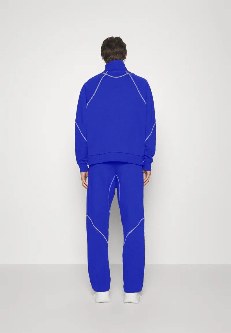 Saul Nash !DS! SS23 Saul Nash Electric Blue Overlock Stitch Sweatshirt Size US M / EU 48-50 / 2 - 4 Thumbnail