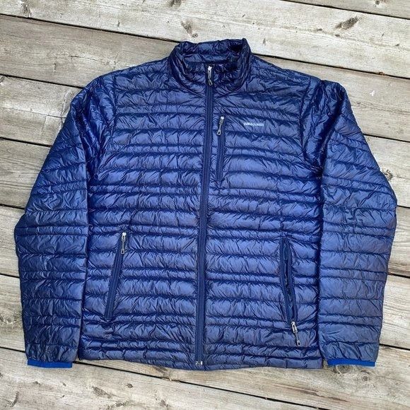 2011 Patagonia Ultrialight Down Jacket Small Blue