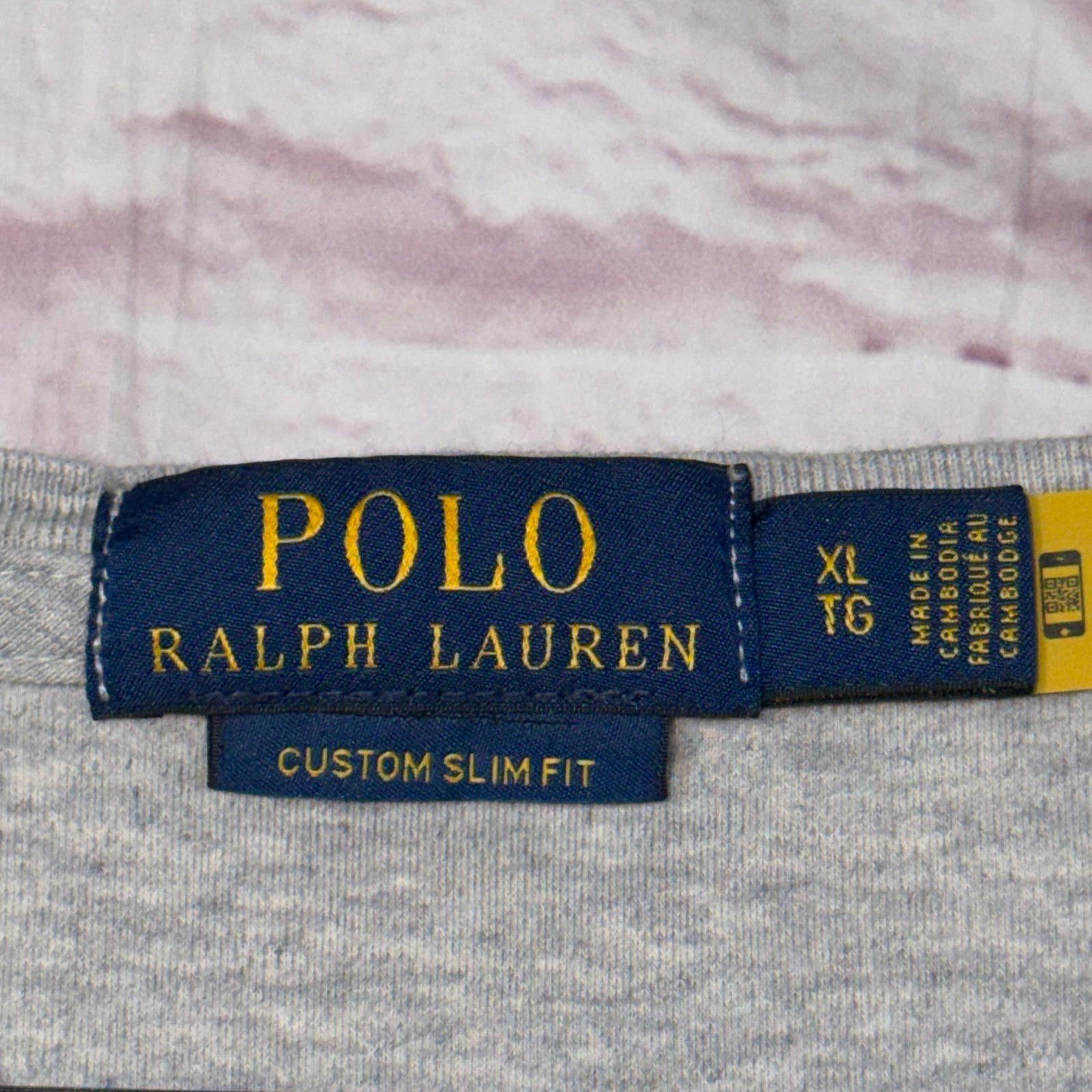 Polo Ralph Lauren Polo Ralph Lauren Custom Slim Fit Gray XL T-Shirt Size US XL / EU 56 / 4 - 4 Thumbnail