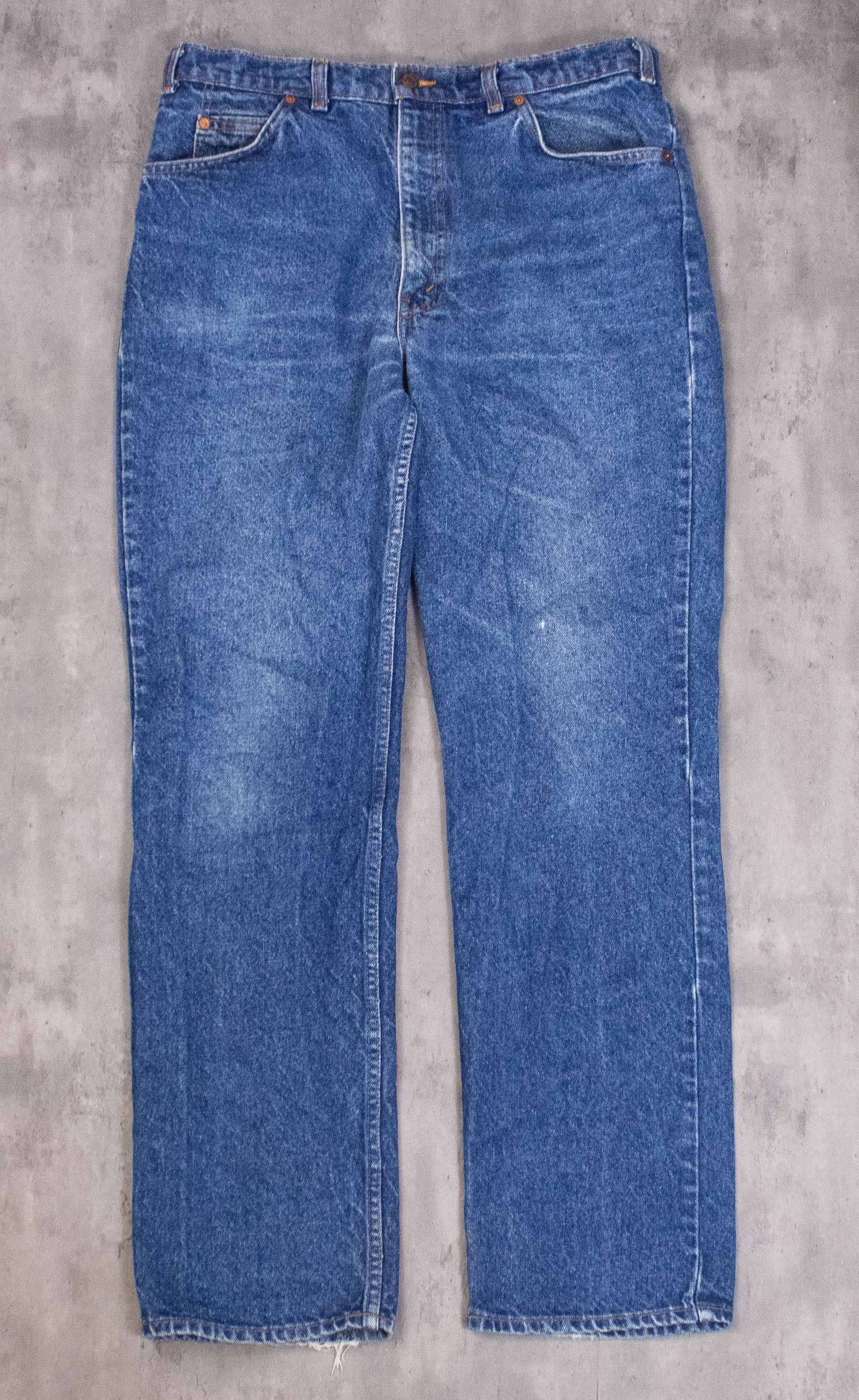 Levi's Vintage Clothing Vintage 1980's Levis 619 Wash Straight Denim Jean's Pant's Size US 34 / EU 50 - 5 Thumbnail