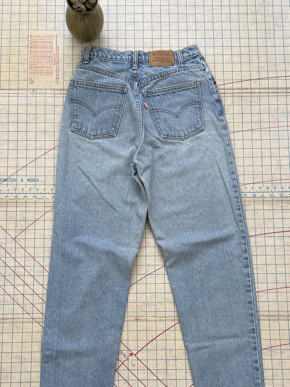Levi's Vintage Levi’s 816 Long Length Jeans Size 10 27x34 Tapered Size 27" / US 4 / IT 40 - 12 Thumbnail