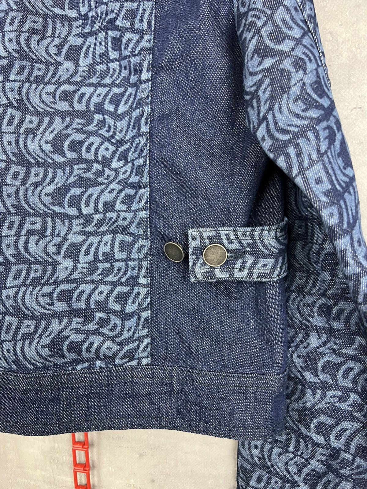Cop Copine Cop Copine Y2K Women Monogram Denim Jacket Size 38 Size XS / US 0-2 / IT 36-38 - 15 Thumbnail