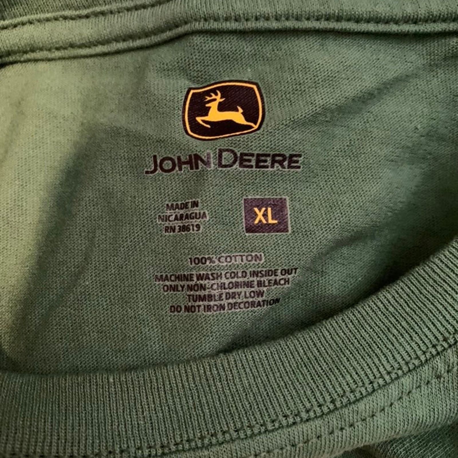 John Deere John Deere Men's Size XL T-shirt Off Road Graphic Crew Neck Size US XL / EU 56 / 4 - 3 Thumbnail