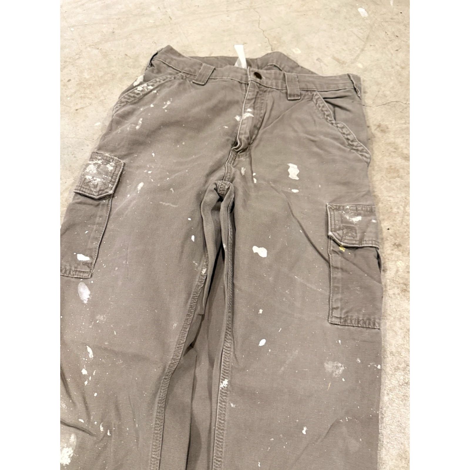 Carhartt VINTAGE Carhartt Cargo PAINTER Pants Mens 30x29 Brown THRASHED Size US 30 / EU 46 - 5 Thumbnail