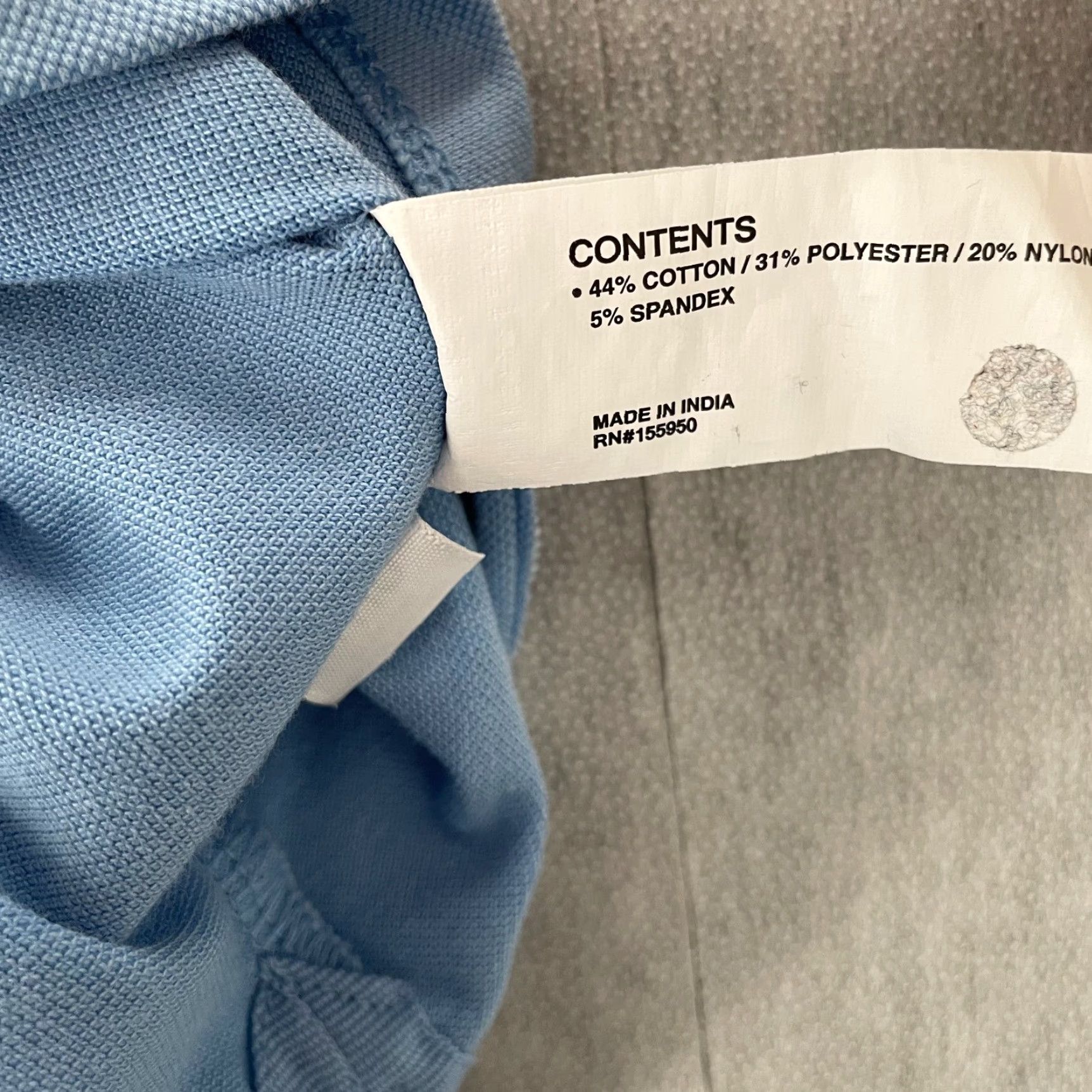 Vintage Greyson Polo Shirt Adult L Blue Logo Breathable Lightweight Golf Stretch Polo Mens L Blue Logo 90s? Size US L / EU 52-54 / 3 - 7 Thumbnail