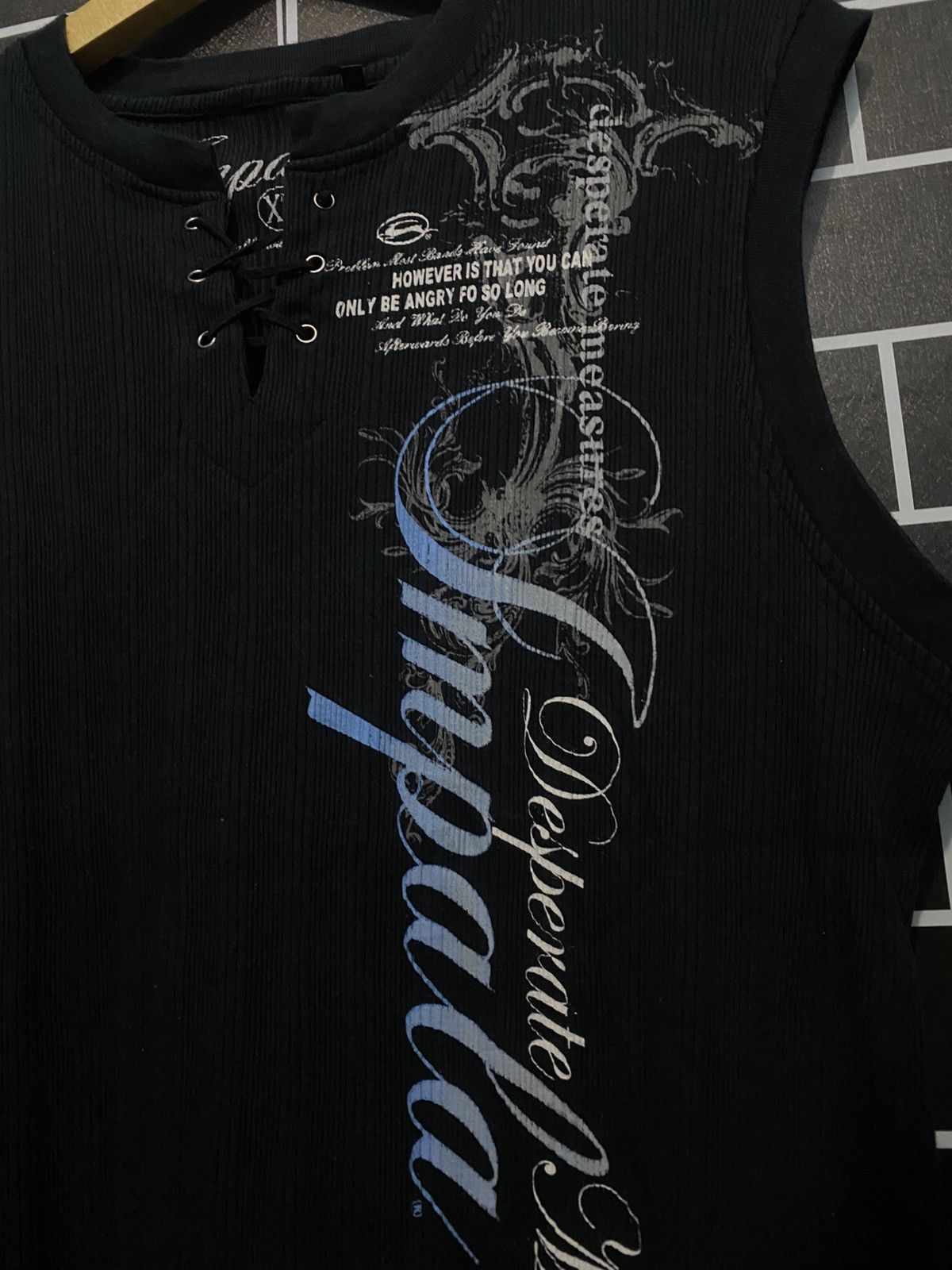 Japanese Brand Impala desperate measures tank top Size US XL / EU 56 / 4 - 3 Thumbnail