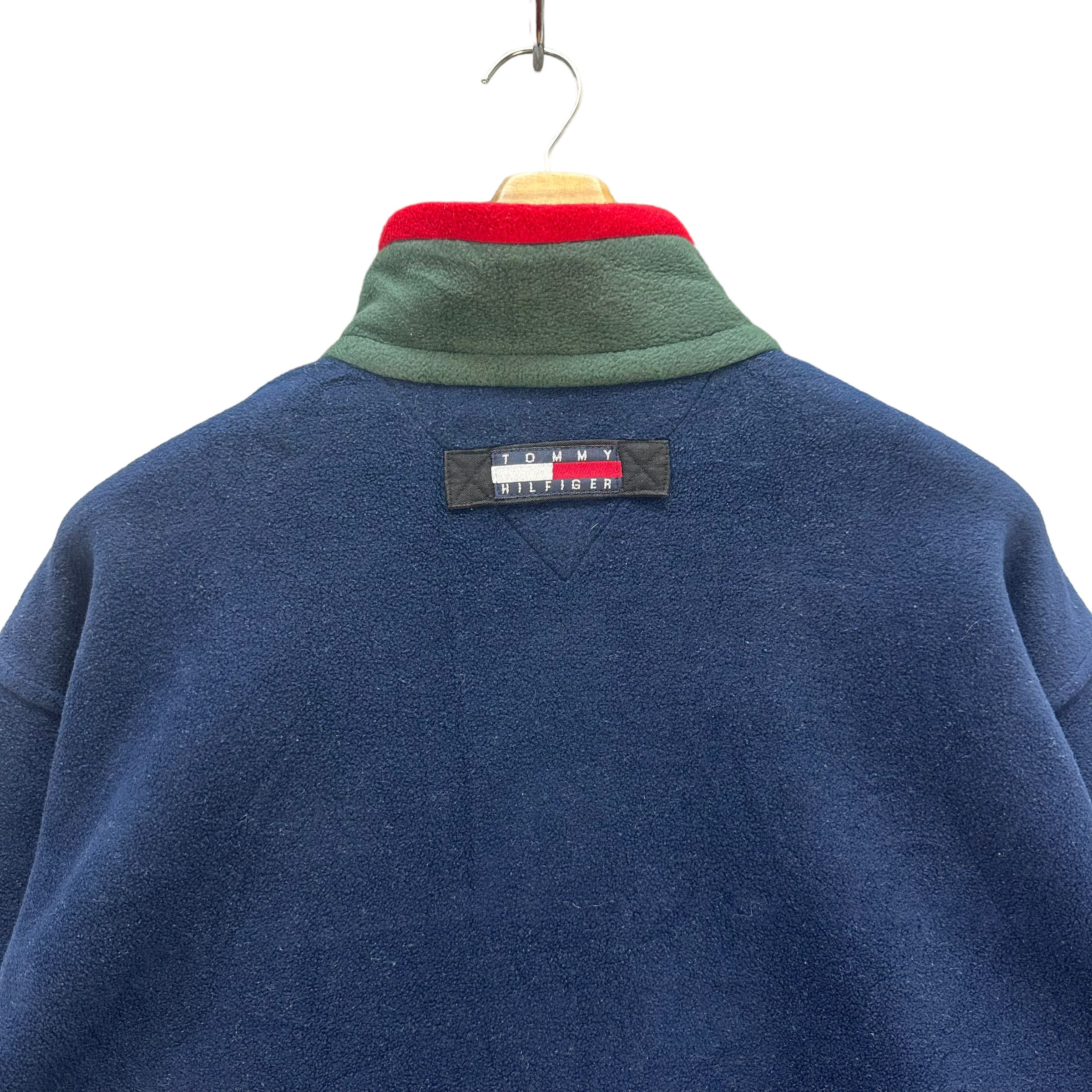 Tommy Hilfiger TOMMY HILFIGER HALF ZIP TURTLE NECK FLEECE #8238-213 Size US M / EU 48-50 / 2 - 10 Thumbnail