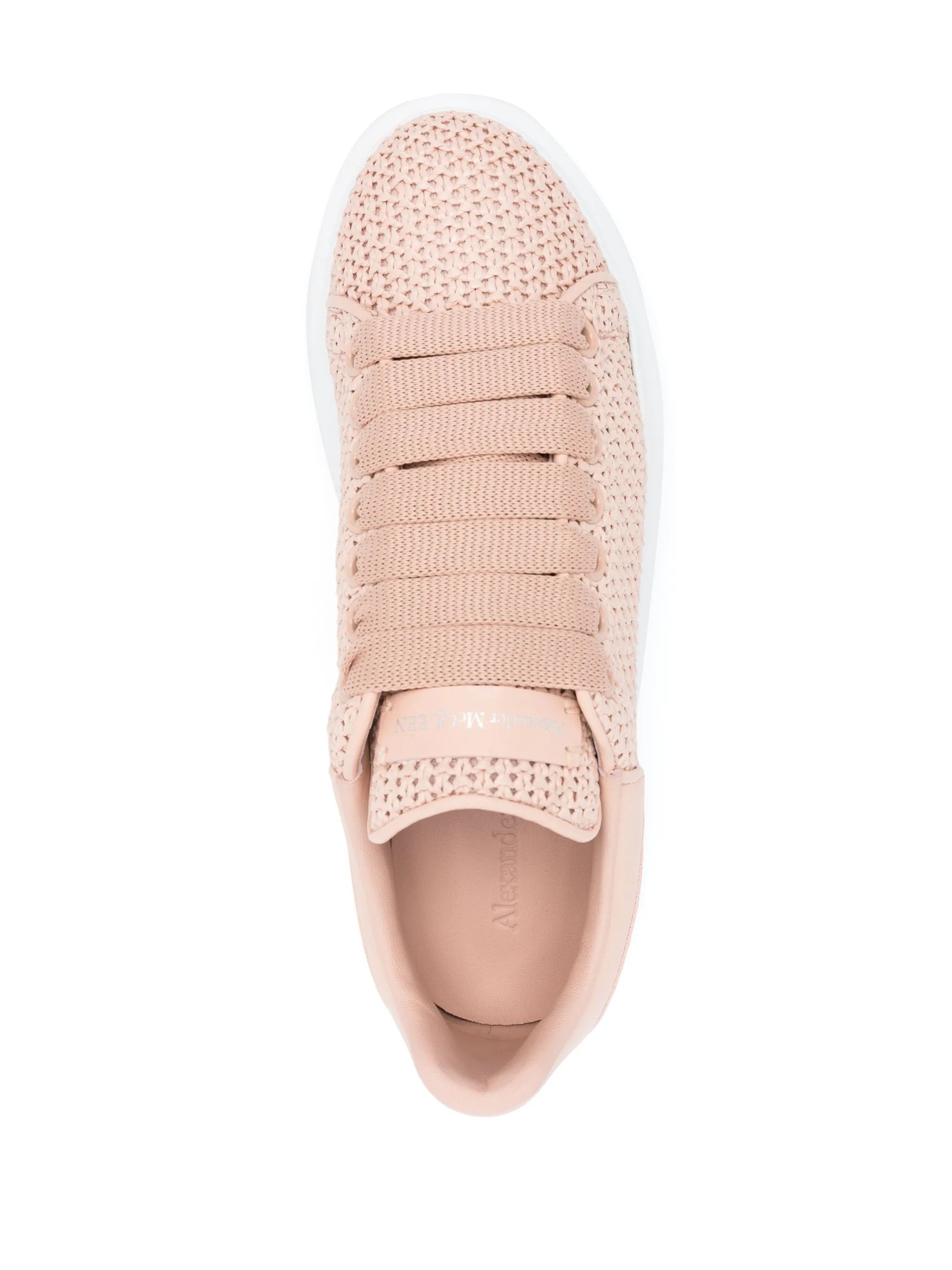 Alexander McQueen o1y0225 Low Top Sneakers in Blush Pink Size US 7 / IT 37 - 4 Thumbnail